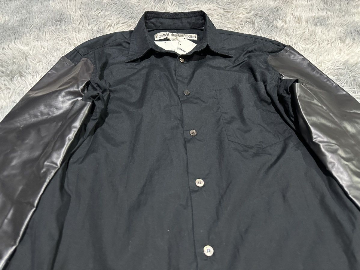 Comme des Garcons 🔥Archived Ss10 Comme Des Garcons Long Shirt PVC Sleeve Size US XS / EU 42 / 0 - 10 Thumbnail