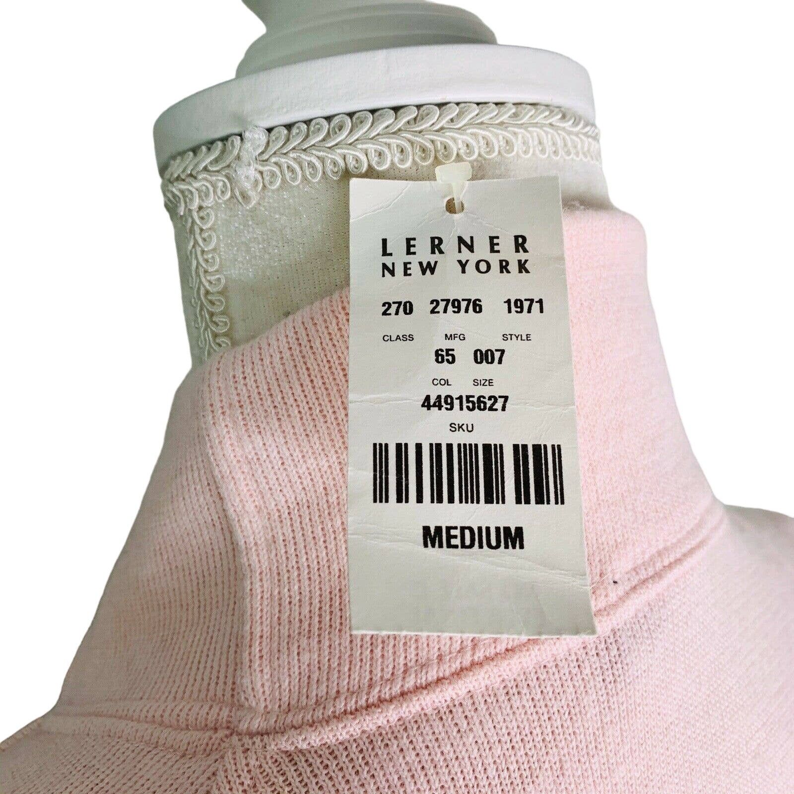 Other NY & Co Sweater Pink M Long Sleeves Mock Turtleneck Soft New Size M / US 6-8 / IT 42-44 - 7 Thumbnail