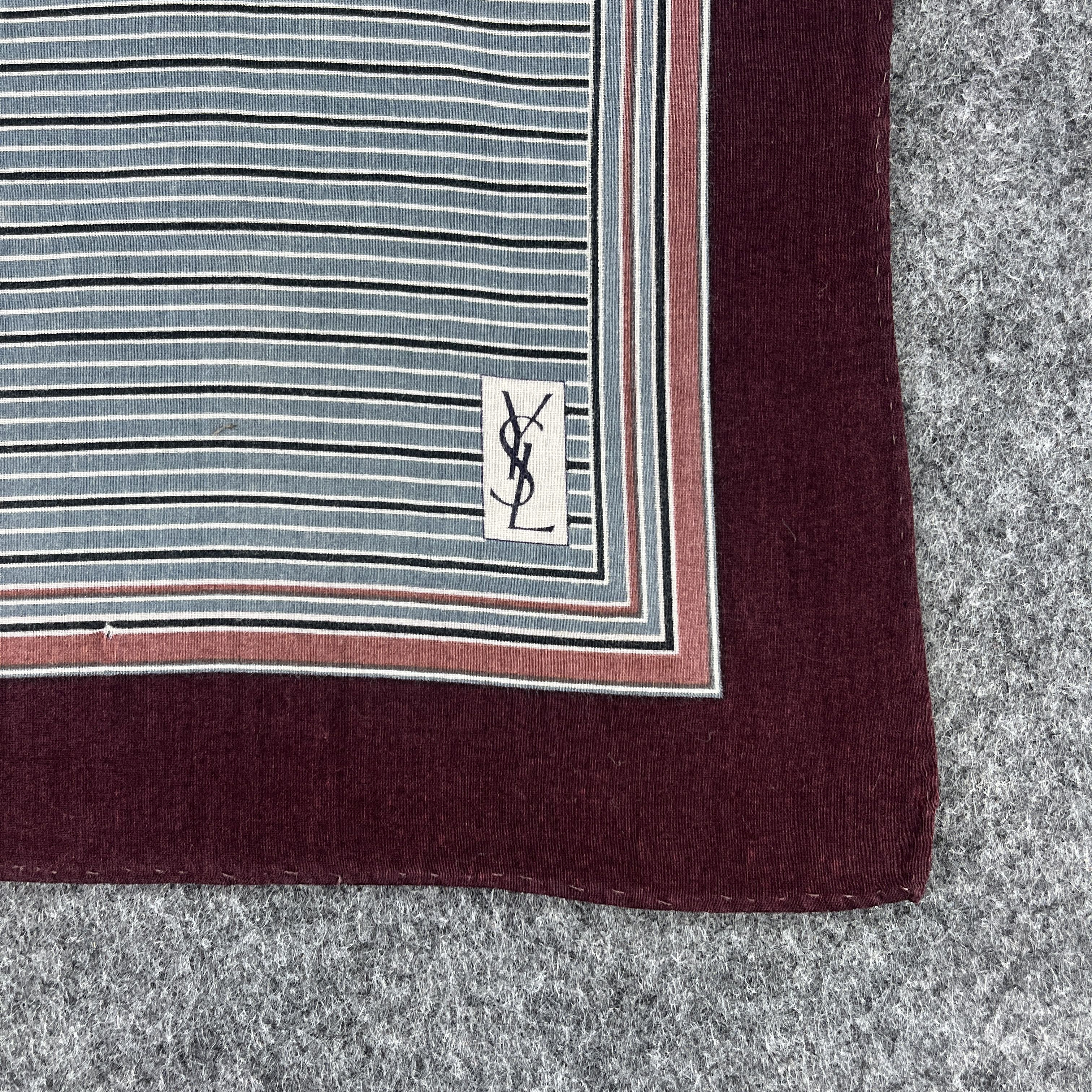 Other × Vintage Yves Saint Laurent Handkerchief / Bandana / Neckerchief B033 Size ONE SIZE - 3 Thumbnail