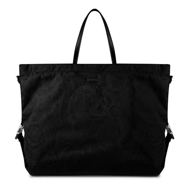 Versace o1g2r1mq0824 Size: OS / Barocco Large Tote Bag in Black Size ONE SIZE - 1 Thumbnail