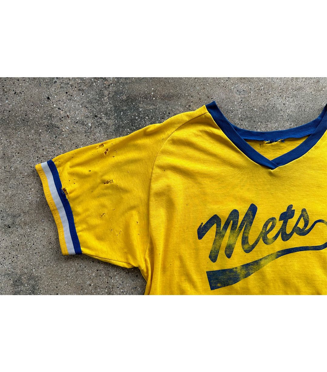 Vintage 90's Vintage Mets Baseball Jersey Size US L / EU 52-54 / 3 - 3 Thumbnail