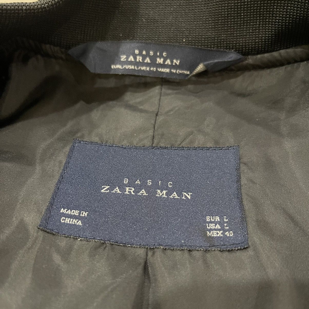 Designer × Zara Rare🔥Vintage Zara Man Bomber Jacket Size US S / EU 44-46 / 1 - 12 Thumbnail