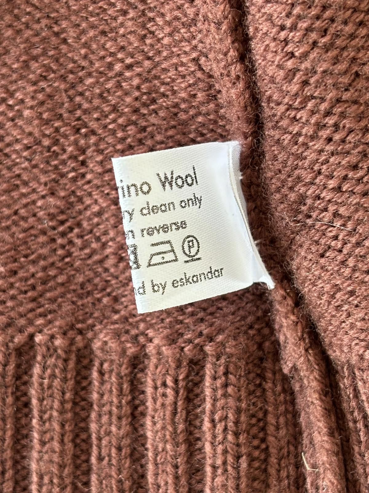 Designer Eskandar Sweater Vest Boxy Oversized Merino Wool One Size Size US M / EU 48-50 / 2 - 5 Thumbnail