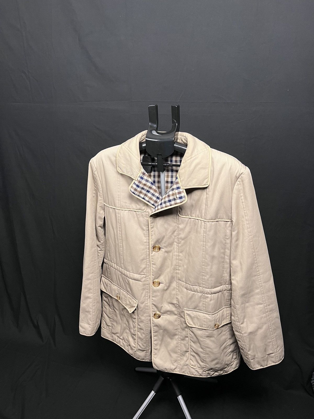 Aquascutum × Vintage 🔴 Aquascutum jacket classic Size US L / EU 52-54 / 3 - 1 Thumbnail