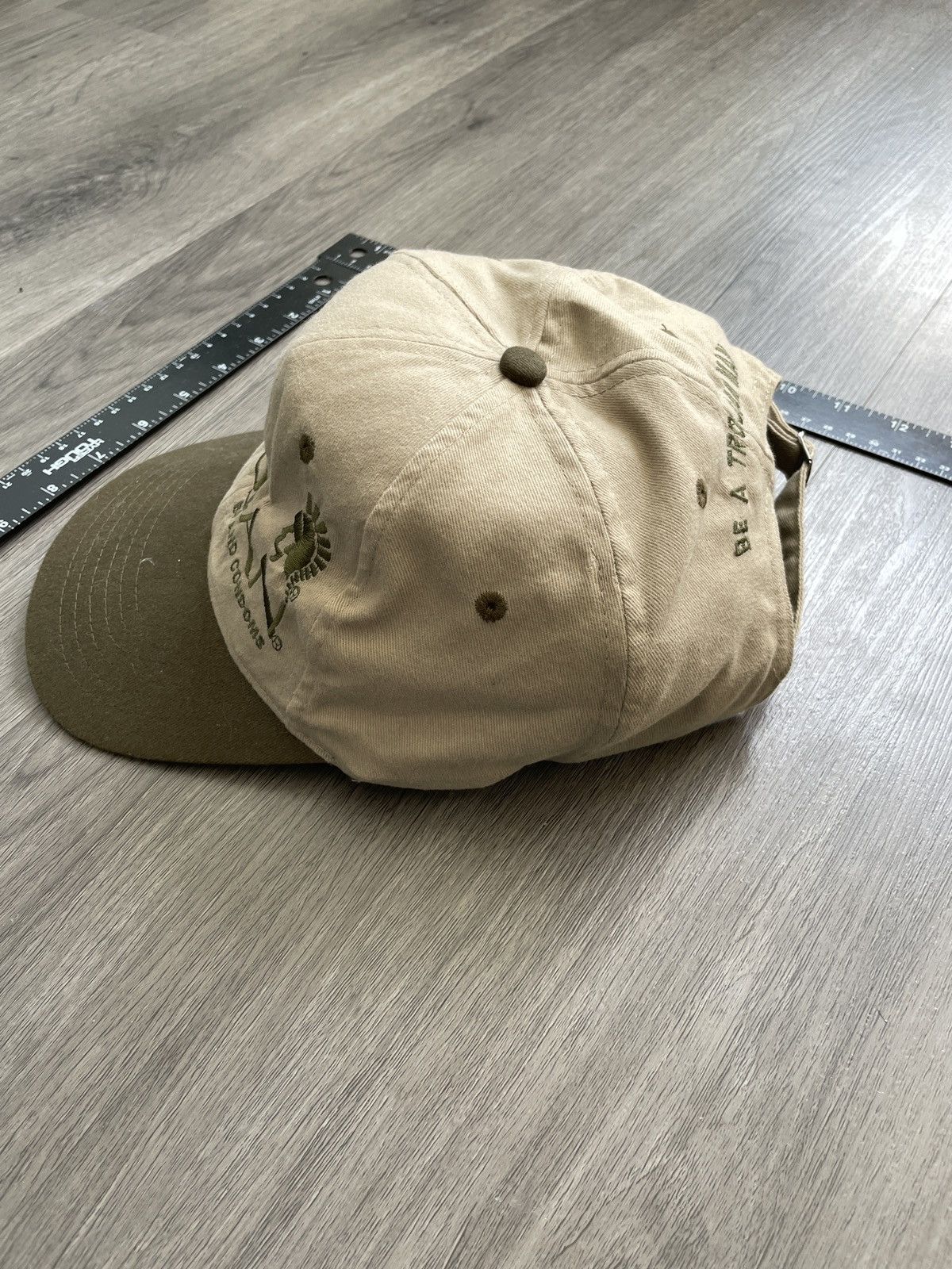 Vintage Vintage Trojan Man “Be A Trojan Man“ Strap-back Hat (Sz.OS) Size ONE SIZE - 2 Thumbnail