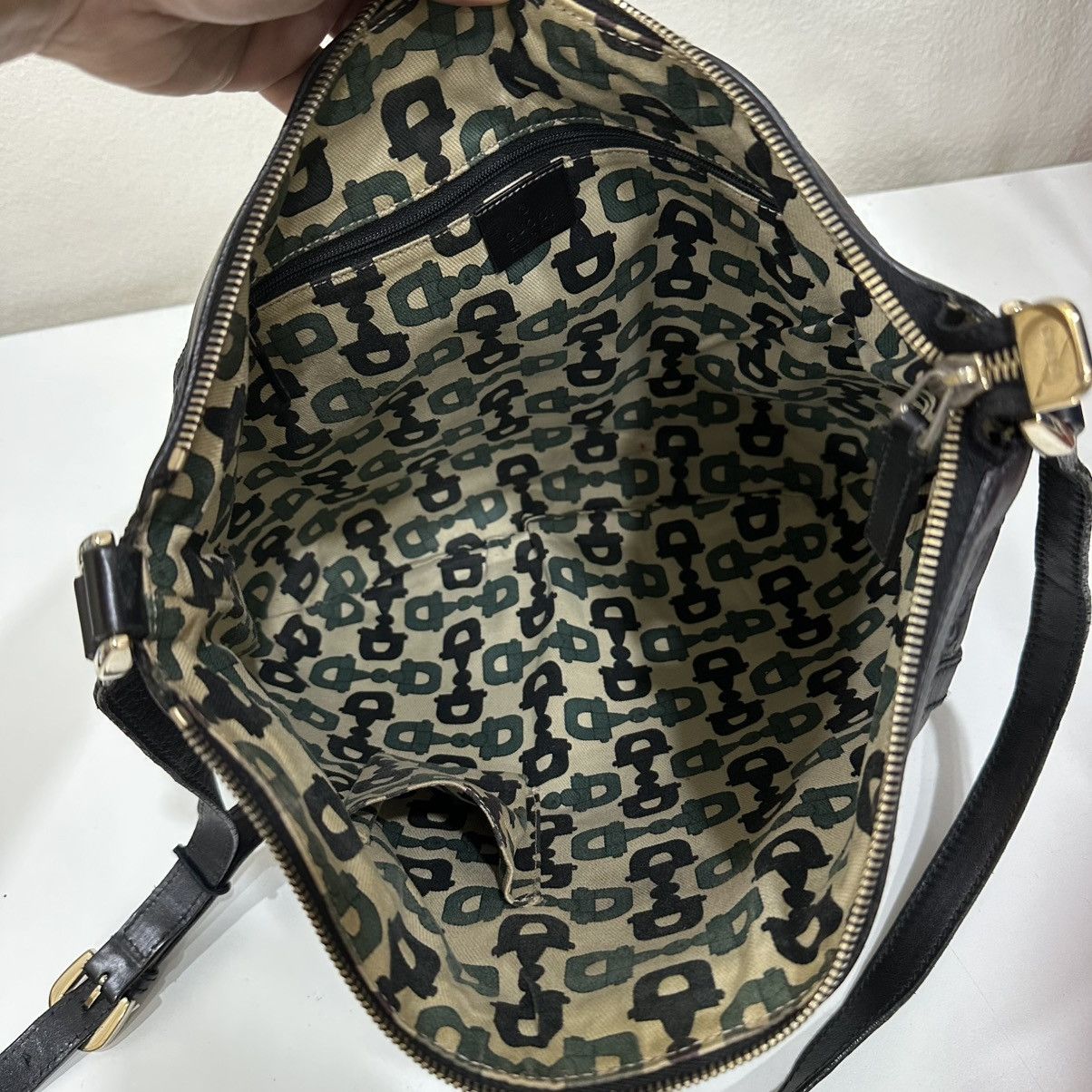 Gucci ‼️LD‼️ GUCCI GUCCISSIMA LEATHER ABBEY D RING CROSSBODY BAG 2 Size ONE SIZE - 11 Thumbnail