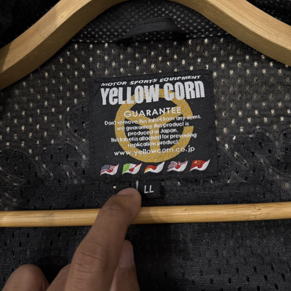 YELLOW CORN Vintage Yellow Corn Sledgehammer Racing Moto Safety Jacket Size US L / EU 52-54 / 3 - 19 Thumbnail
