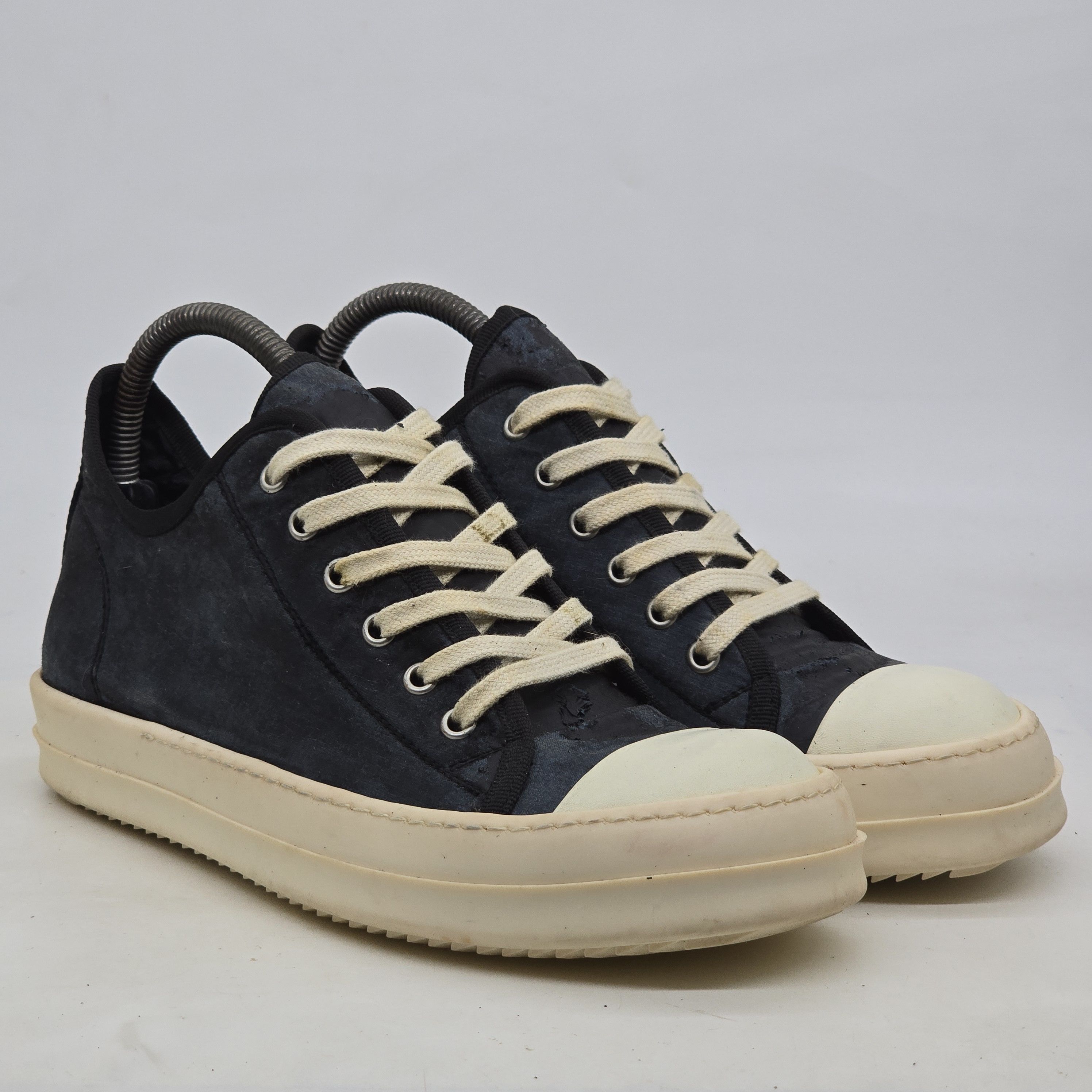 Rick Owens Drkshdw Rick Owens Drkshdw - Deteriorated Polyurethane Ramones Size US 9 / IT 39 - 1 Thumbnail