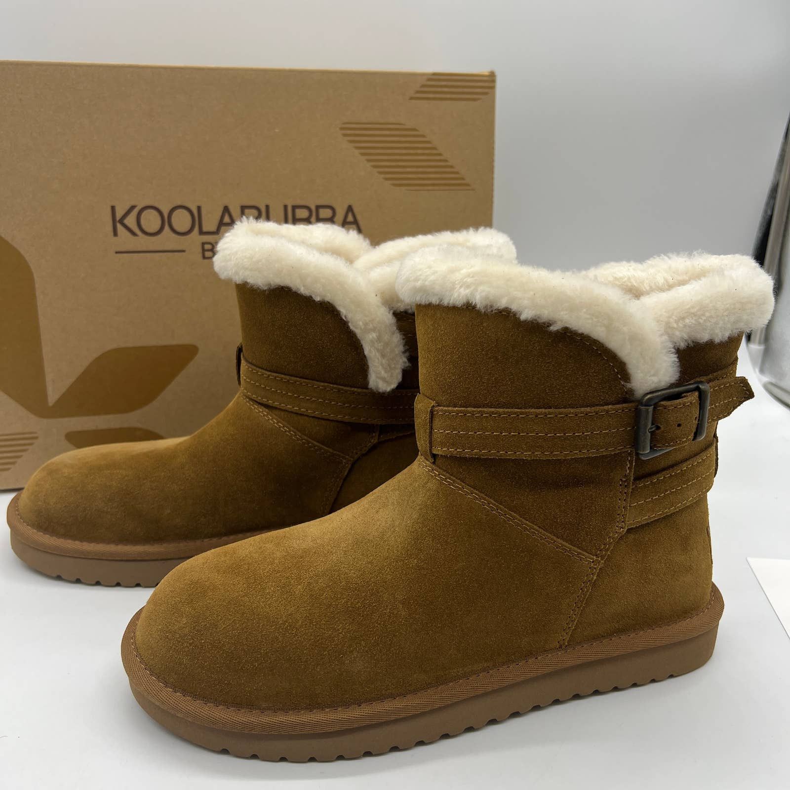 Other Koolaburra By UGG Faux Fur Mini Boots Delene Chestnut 7 | Grailed