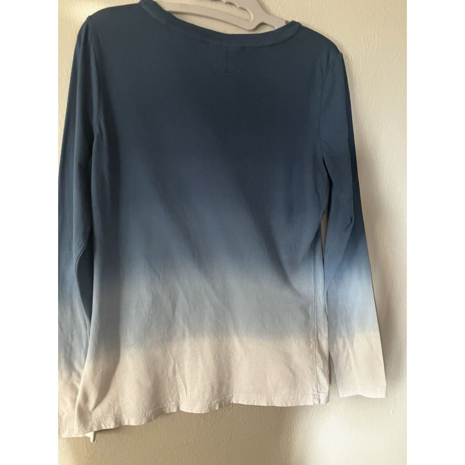 Ariat Ariat WOMEN'S Crew Neck Tee-Shirt blue and white Size S / US 4 / IT 40 - 3 Thumbnail
