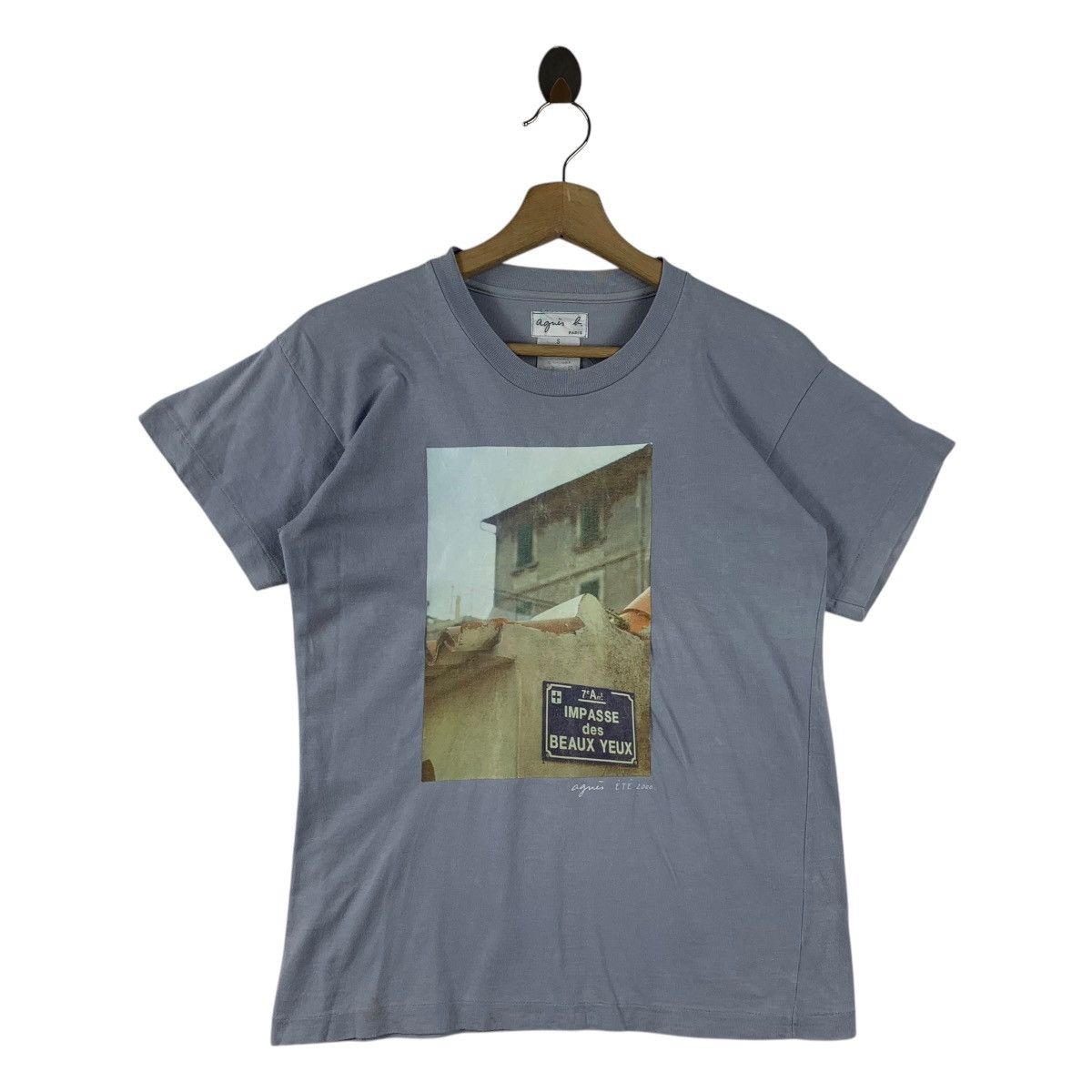 Designer × agnes b. Vintage AGNES B Paris ETE 2000 photo print tee Size S / US 4 / IT 40 - 1 Thumbnail