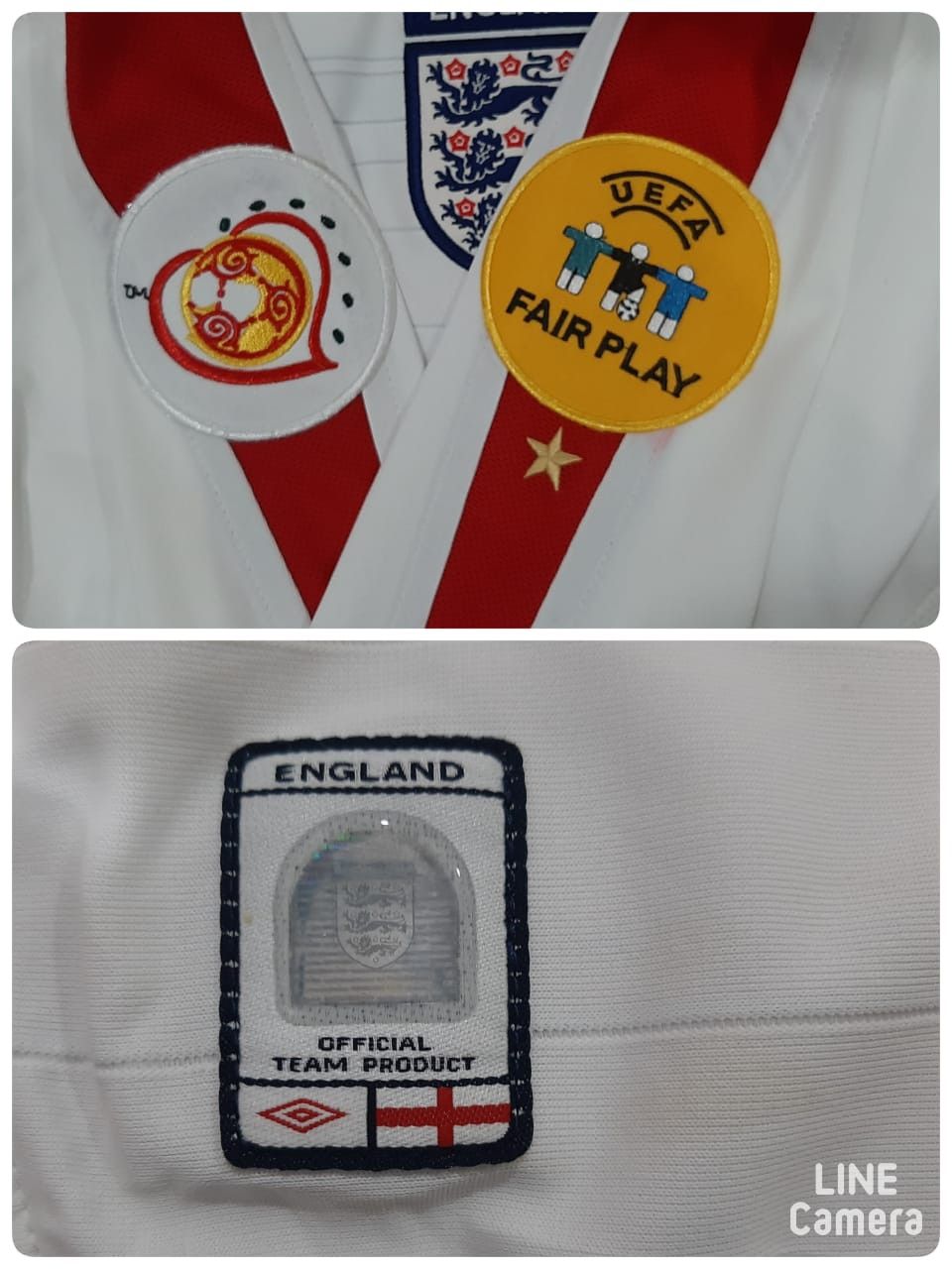 Umbro England Umbro Home Jersey Euro 2004,Size Small ,ROONEY#9 Size US S / EU 44-46 / 1 - 4 Thumbnail