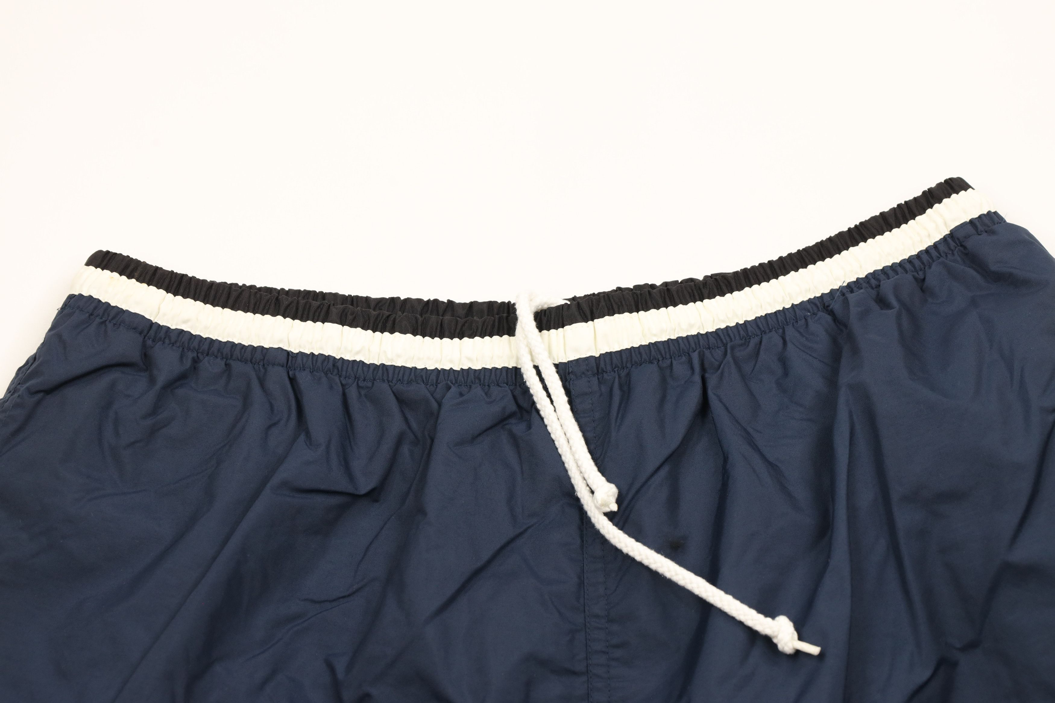 Vintage Vintage 90s Block M University of Michigan Lined Shorts Blue Size US 38 / EU 54 - 2 Thumbnail