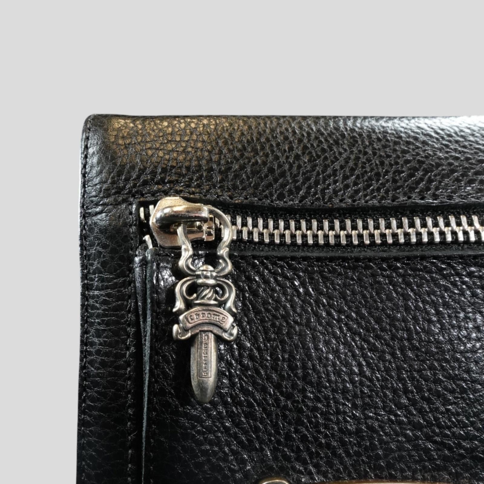 Chrome Hearts Chrome Hearts Short Wave Wallet in Black Size ONE SIZE - 3 Thumbnail