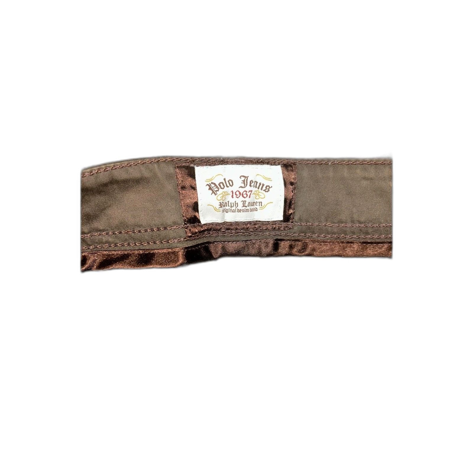 Polo Ralph Lauren Vintage Polo Jeans Ralph Lauren 1967 Women 6 Brown Pants Size US 26 / EU 42 - 4 Thumbnail