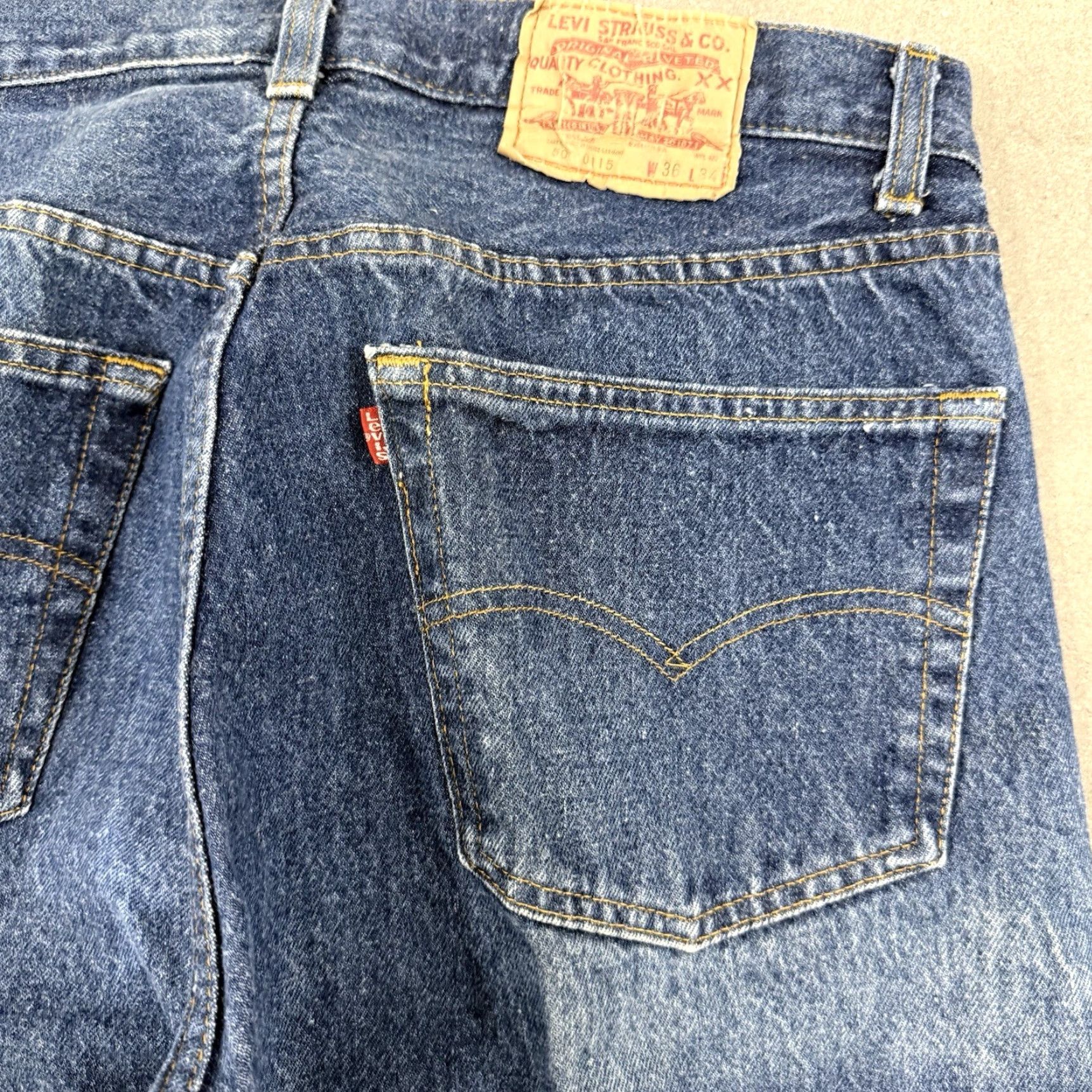 Levi's VINTAGE Levi's 501 Jeans Shirt? Wait, check. Size US 32 / EU 48 - 6 Thumbnail