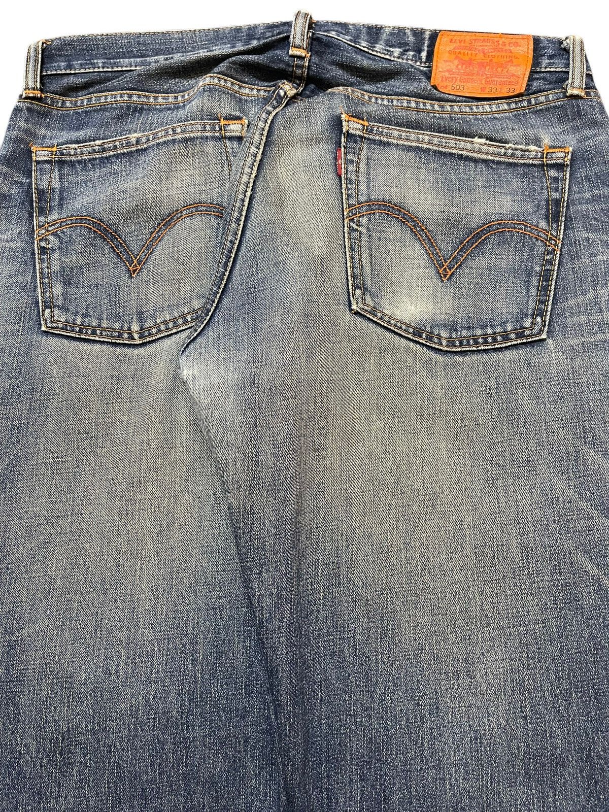 Levi's Vintage 90s Levis 503 Faded Wash Style Baggy Jeans Size US 34 / EU 50 - 6 Thumbnail