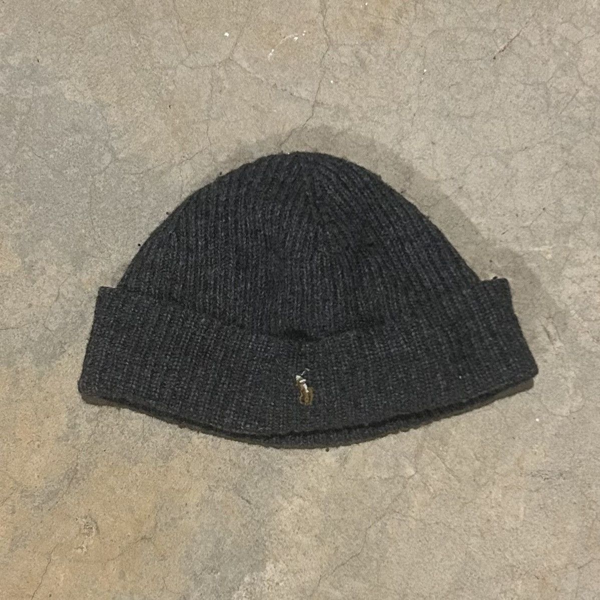Polo Ralph Lauren × Vintage Vintage Polo Ralph Lauren Pony Embroidered Beanie Size ONE SIZE - 1 Thumbnail