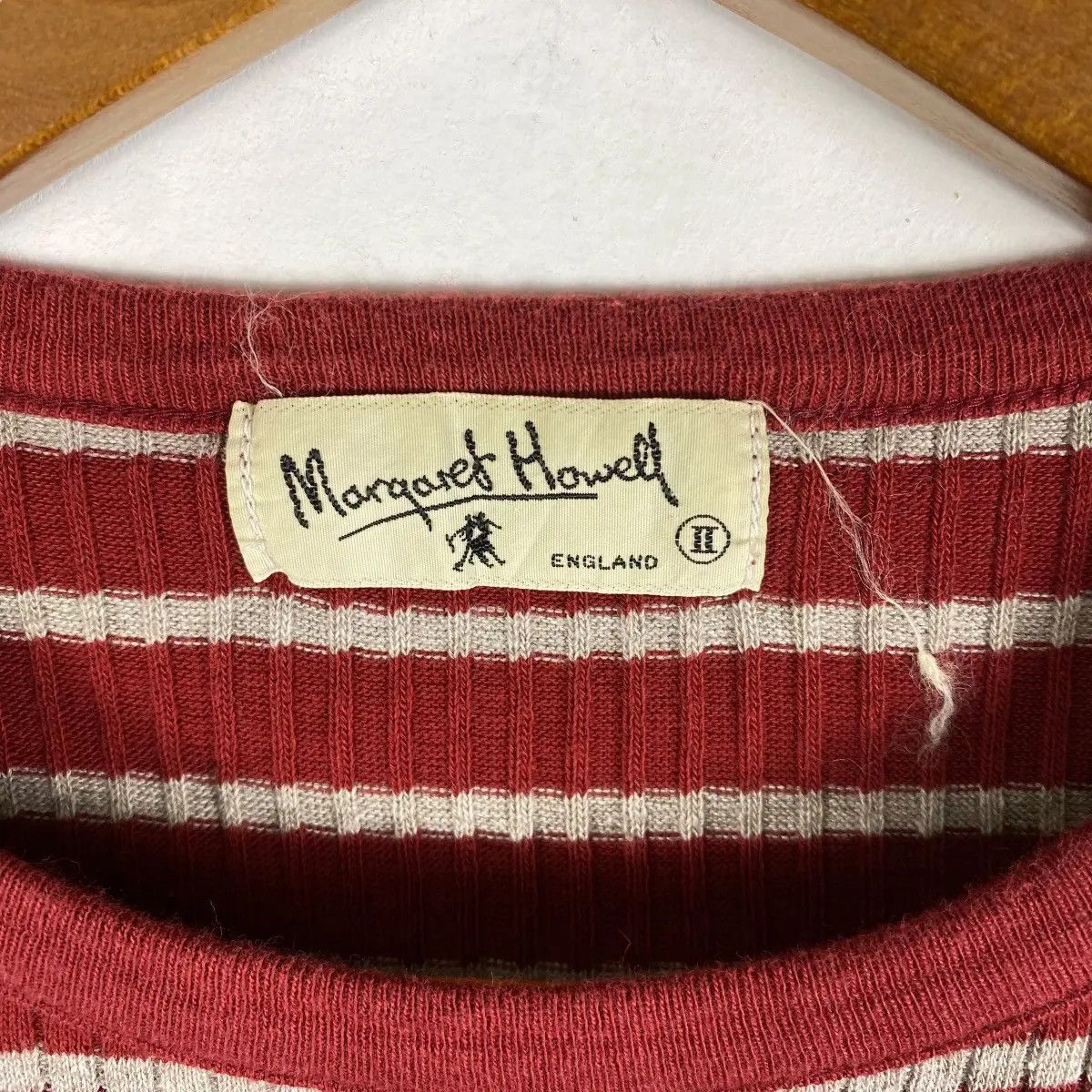 Margaret Howell Vintage 90's MARGARET HOWELL ENGLAND Women Striped Tops Tee Size M / US 6-8 / IT 42-44 - 4 Thumbnail