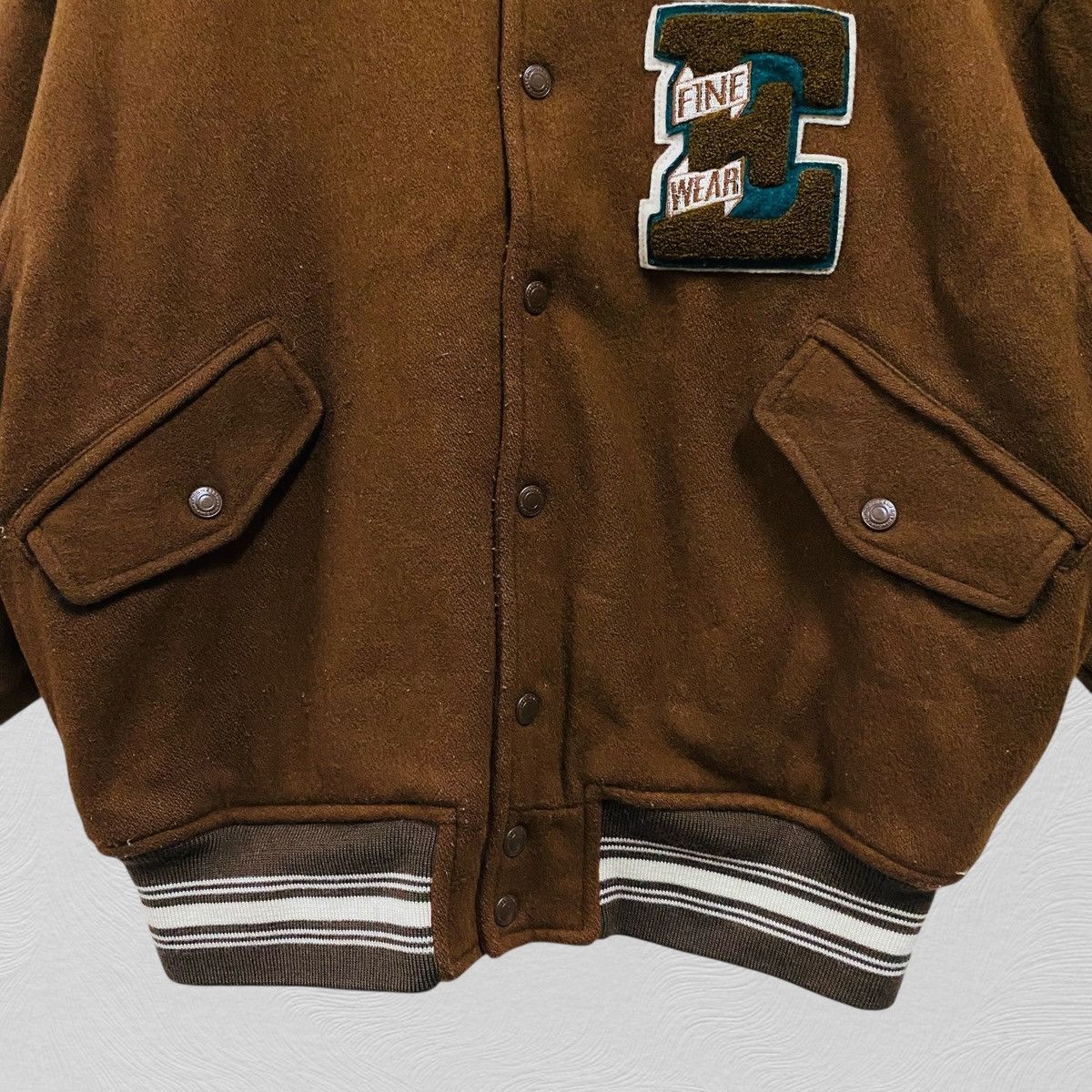 Japanese Brand Vintage east boy varsity jacket big logo Size US L / EU 52-54 / 3 - 4 Thumbnail