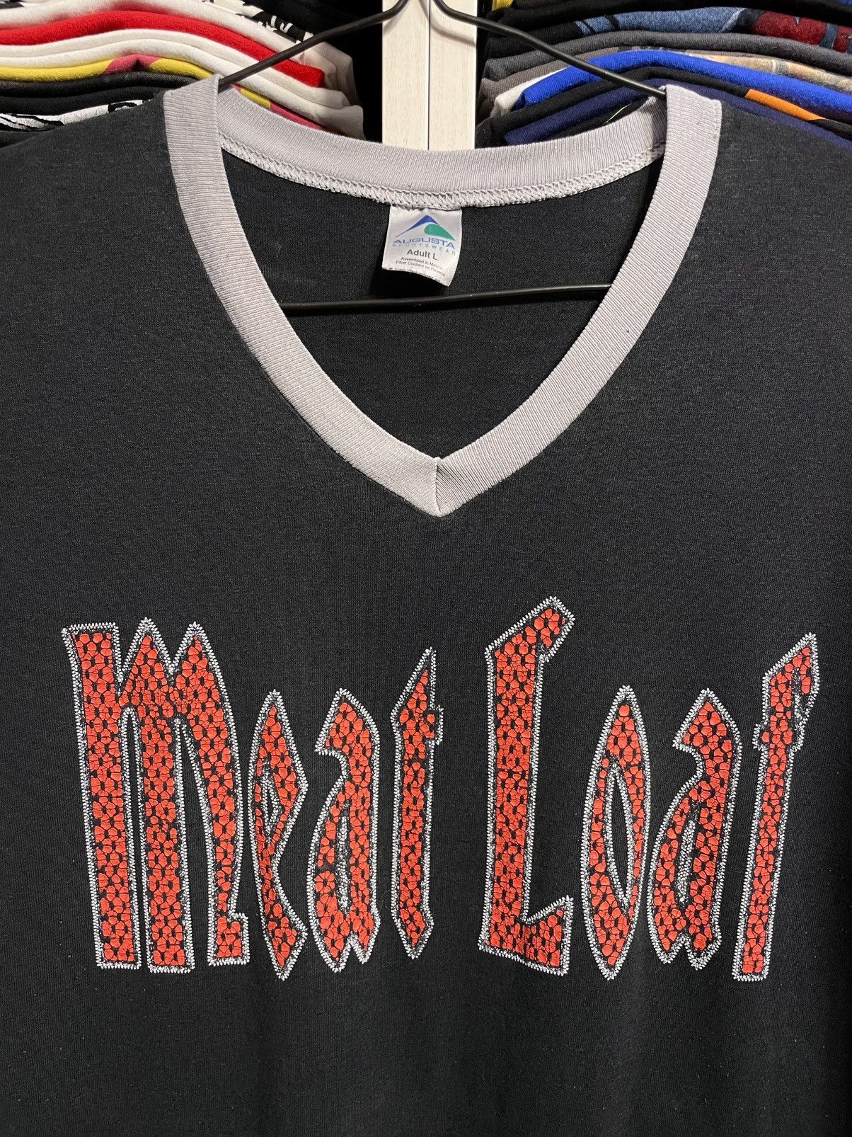 Band Tees Vintage 00s Meat Loaf 07 Rock Band T-Shirt Jersey Faded Size US L / EU 52-54 / 3 - 5 Thumbnail