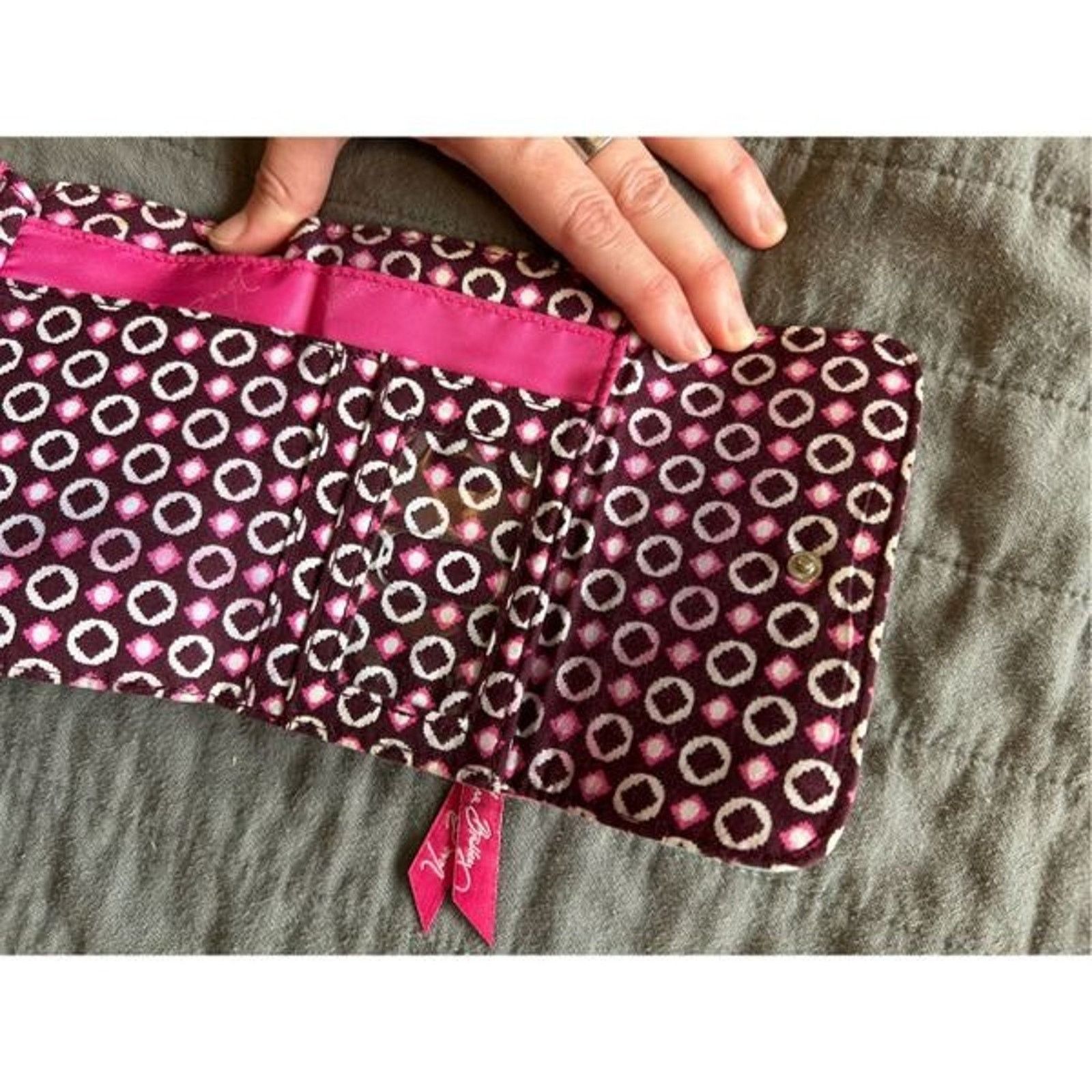 Vera Bradley Vera Bradley Pink Paisley Card-Holder Wallet Size ONE SIZE - 11 Thumbnail