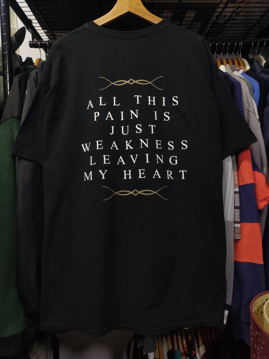 Band Tees Vtg Heaven Shall Burn " Weakness Leaving My Heart " Single Size US XXL / EU 58 / 5 - 2 Thumbnail
