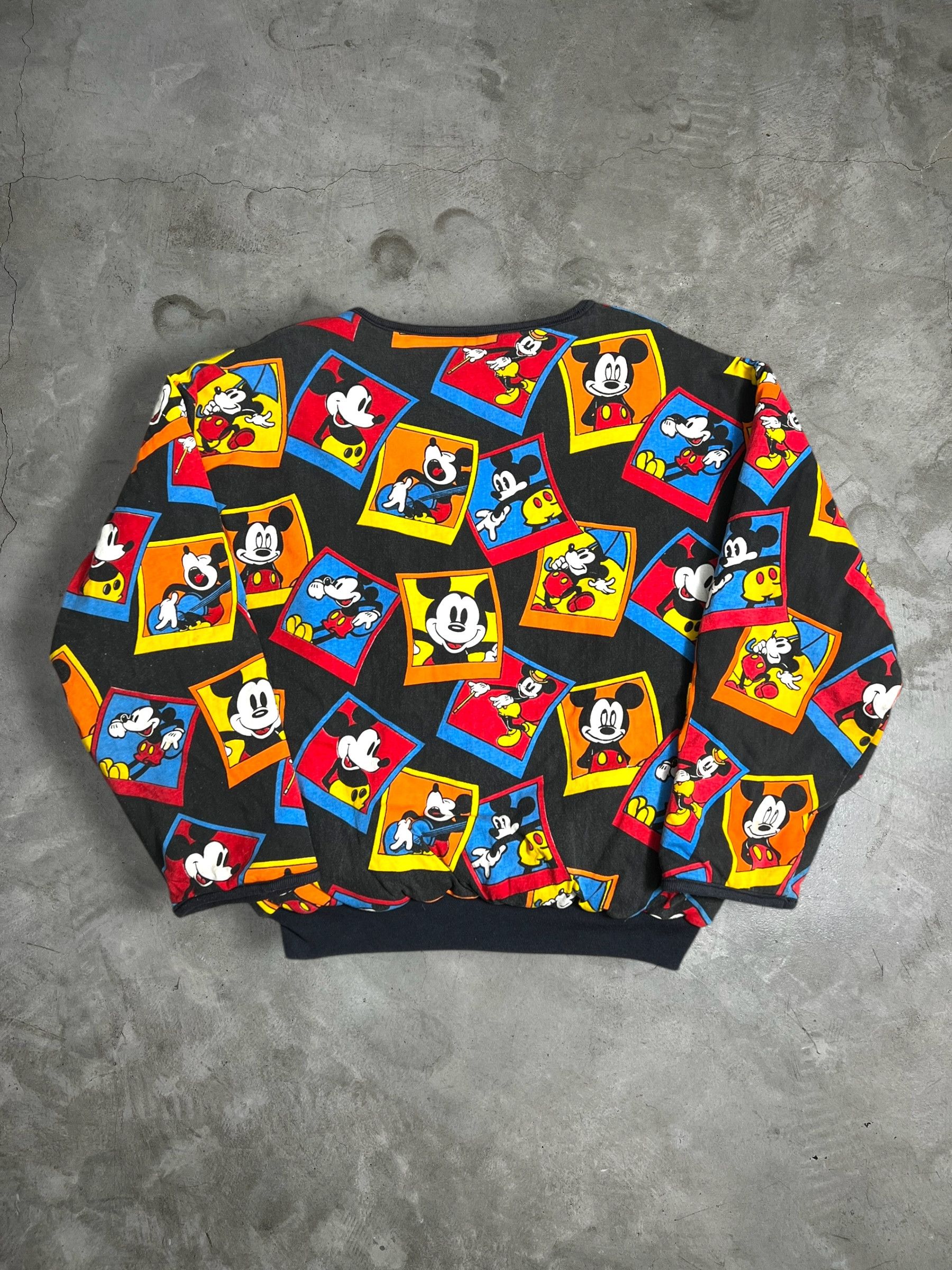 Disney Vintage Disney Mickey Mouse 2 Side Sweatshirt JKA092 Size US M / EU 48-50 / 2 - 6 Thumbnail