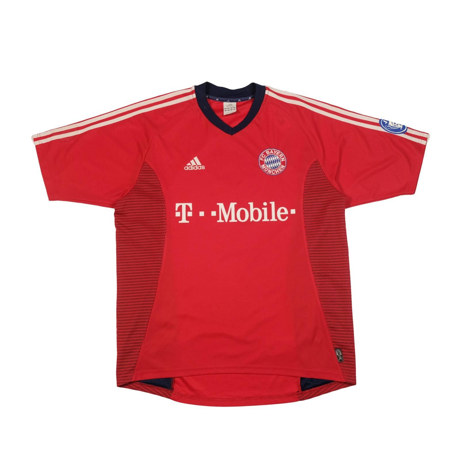Adidas 2002/03 Bayern Munich Home Shirt (L) Size US L / EU 52-54 / 3 - 1 Thumbnail