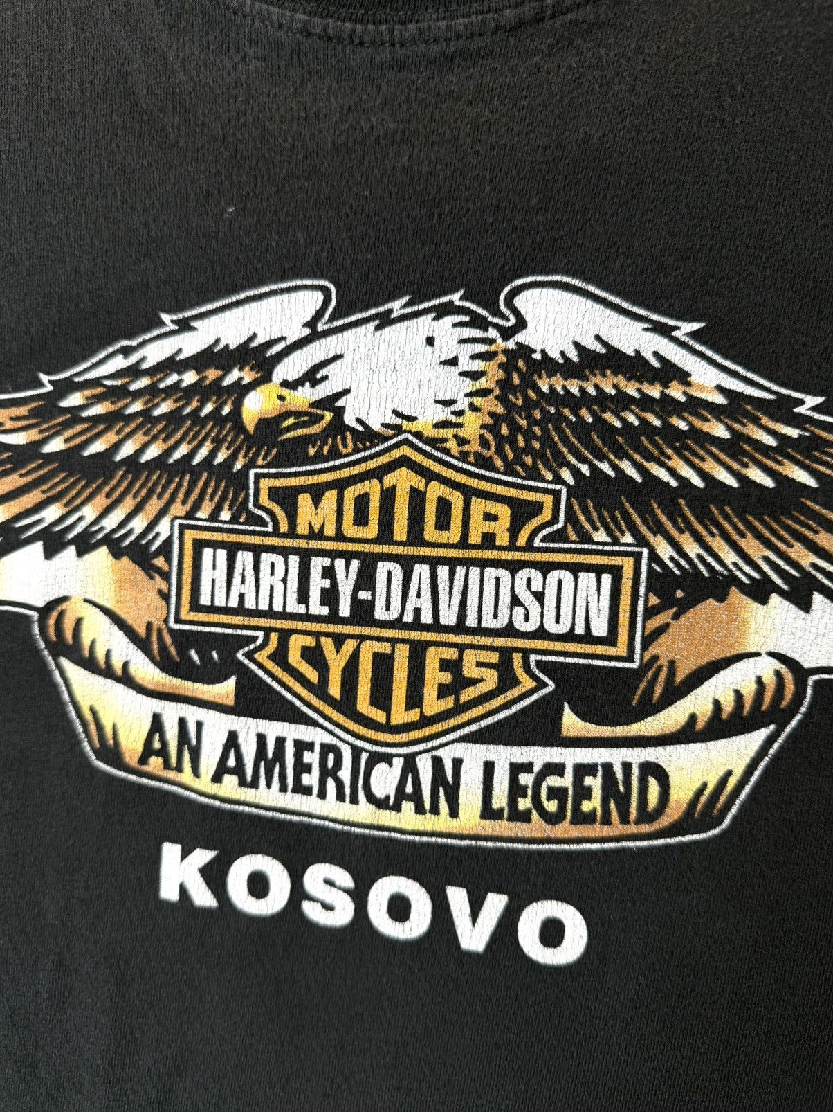 Band Tees × Harley Davidson × Vintage Vintage 2000’s Harley Davidson Losovo T Shirt Size US L / EU 52-54 / 3 - 4 Thumbnail
