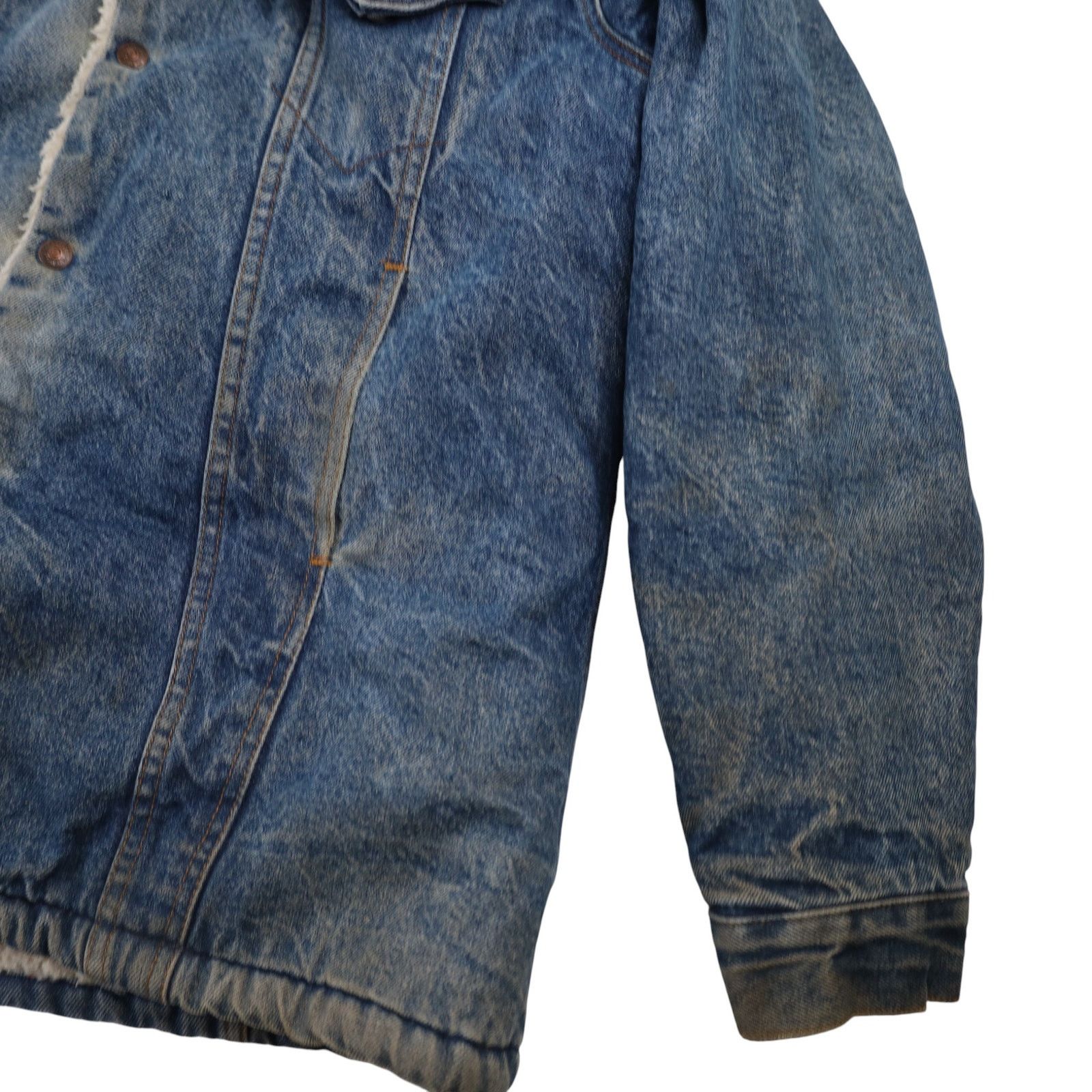 Levi's × Vintage Vintage Levis Denim Sherpa Jacket Size US L / EU 52-54 / 3 - 7 Thumbnail