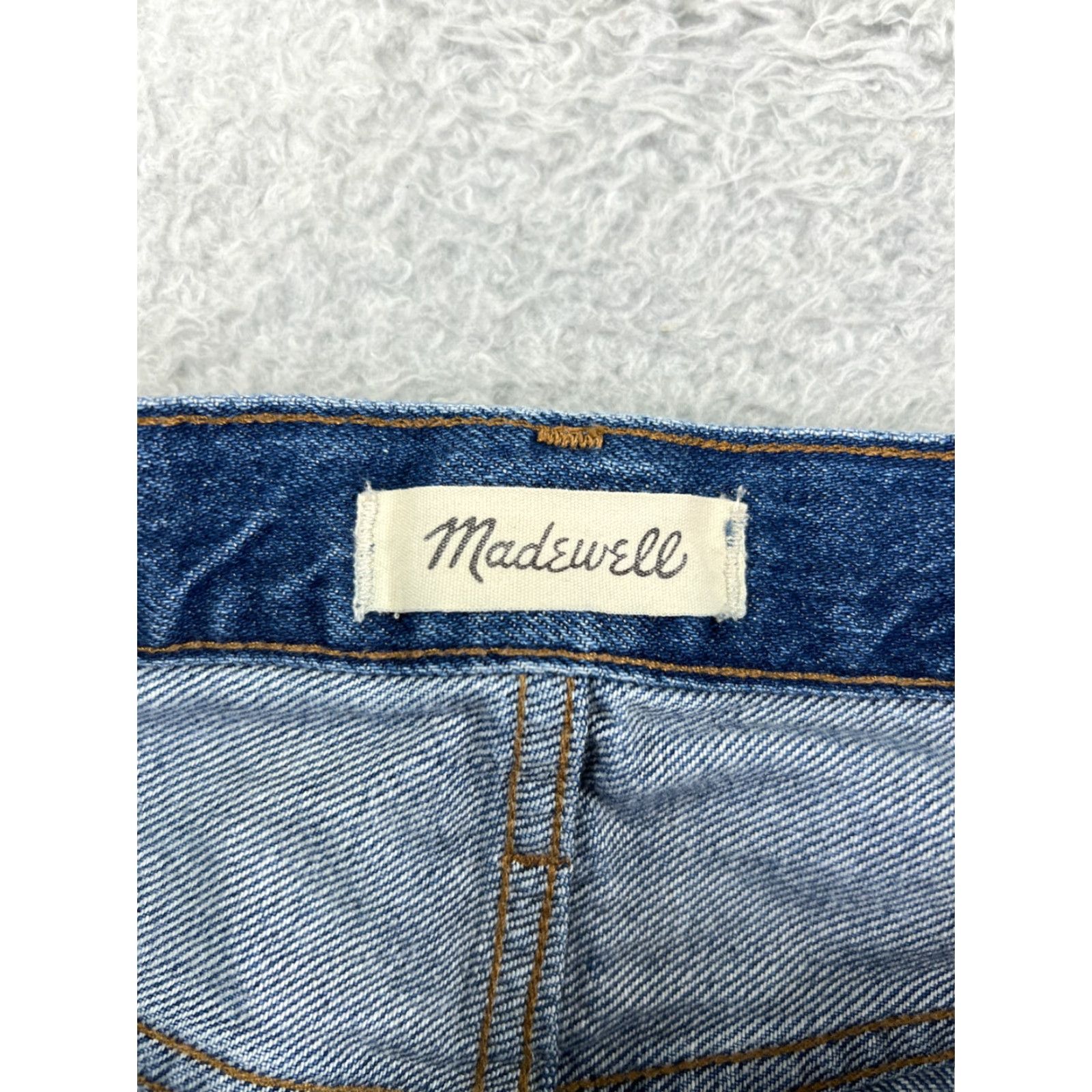 Madewell Madewell Pants Womens 26 Blue DenimTapered Medium Wash Cotton Blend High Rise Size 26" / US 2 / IT 38 - 3 Thumbnail