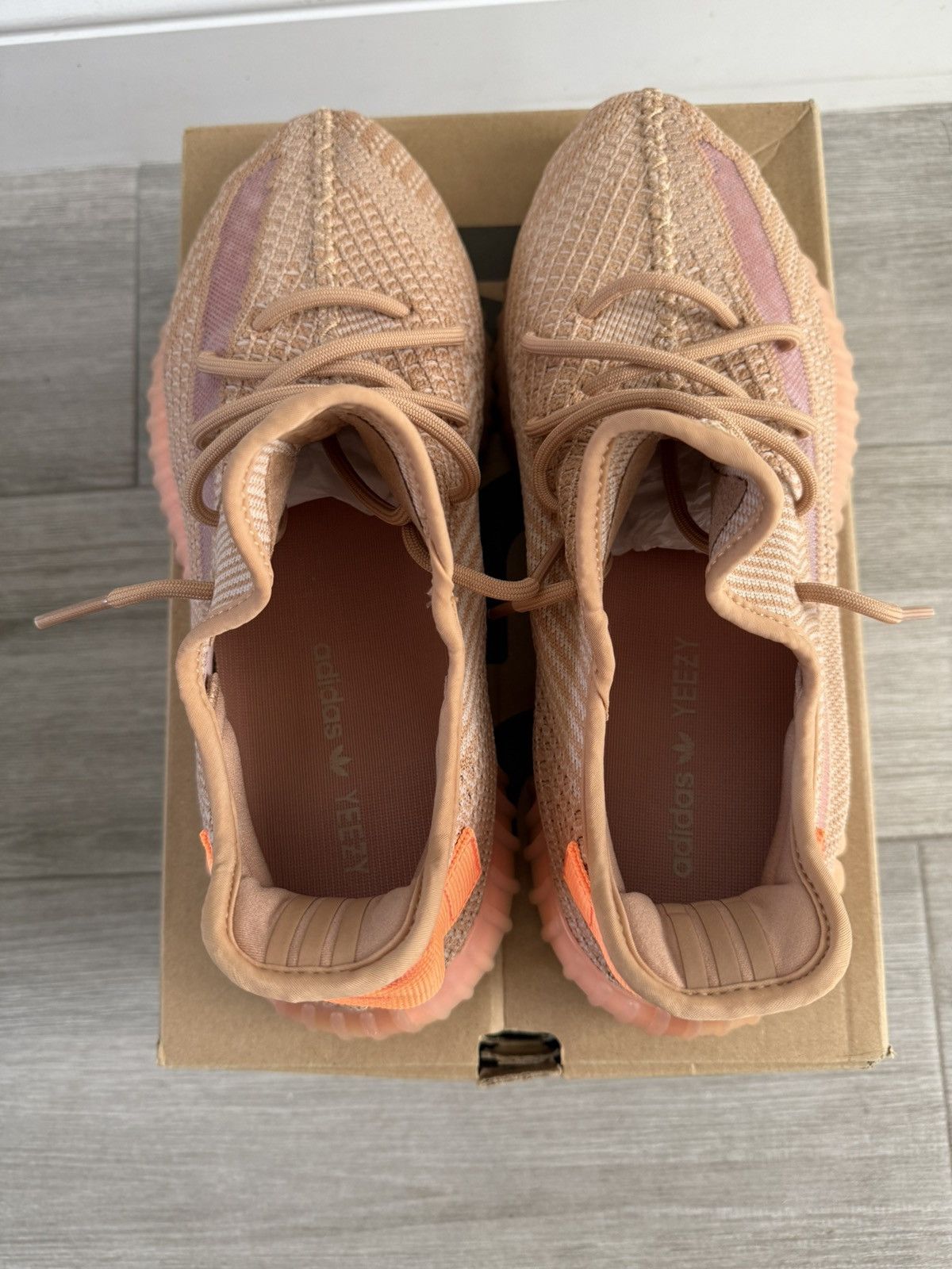 Adidas 2019 Men's ADIDAS Yeezy Boost 350 V2 EG7490 Clay Sz 12 Used Size US 12 / EU 45 - 6 Thumbnail