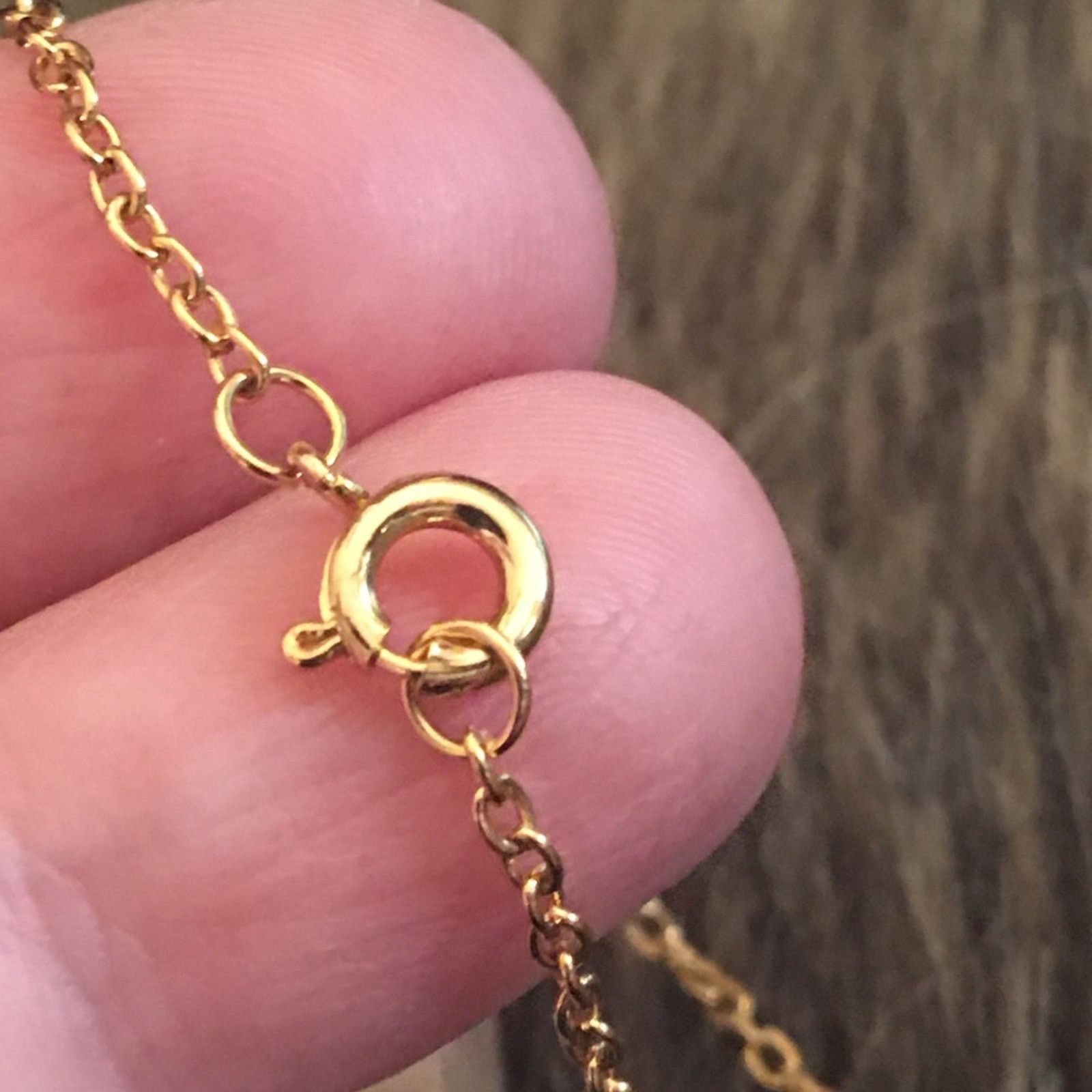 Vintage Vintage 70s new old stock faux ruby gold necklace Size ONE SIZE - 8 Thumbnail