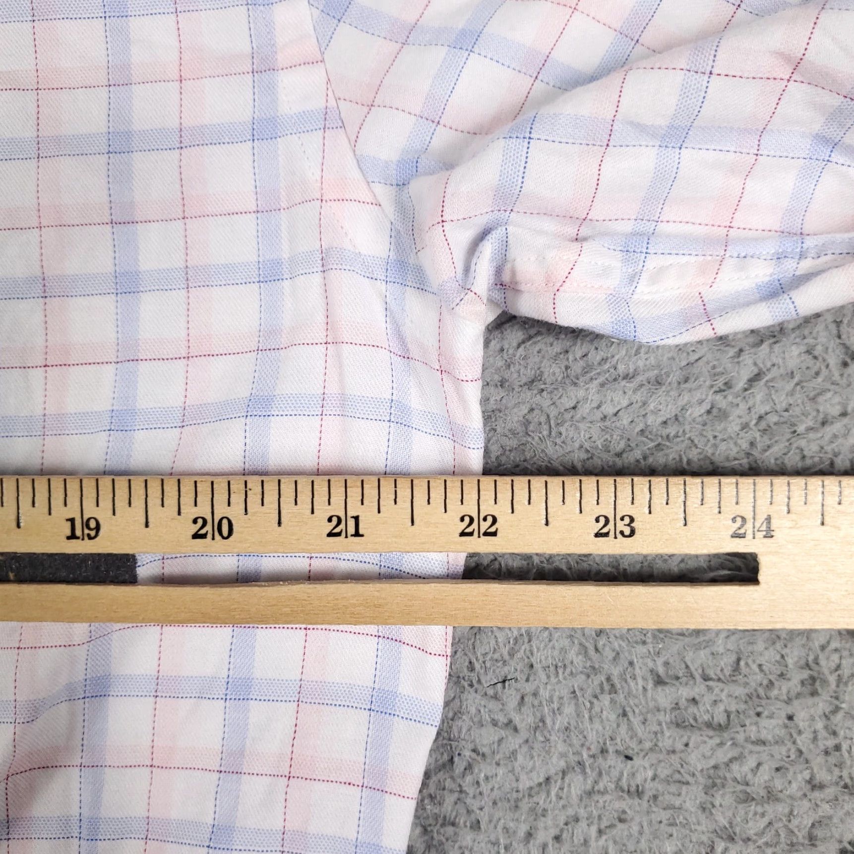 Tommy Hilfiger Tommy Hilfiger Shirt Mens Large Blue White Plaid Button Up Long Sleeve Size US L / EU 52-54 / 3 - 5 Thumbnail