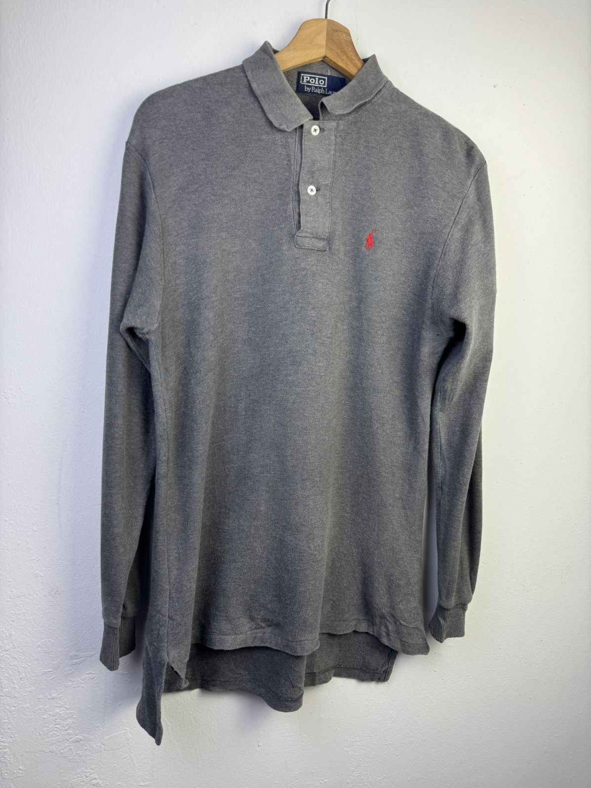 Polo Ralph Lauren Vintage Polo by Ralph Lauren long-sleeve polo shirt Size US M / EU 48-50 / 2 - 2 Thumbnail