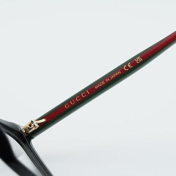 Gucci Gucci GG1989O 001 Square Eyeglasses - Black 56mm Size ONE SIZE - 8 Thumbnail