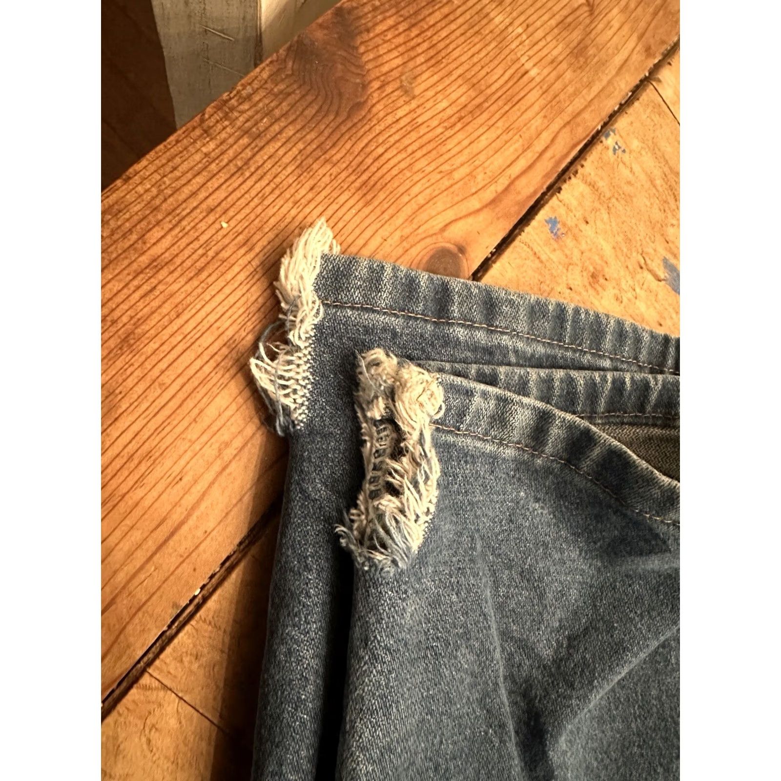 Wrangler Wrangler 13MWZ Jeans Men 32x36 Blue Denim Western Cowboy Cut Riding Work Pants Color Blue Denim Regular Straight Mens 13MWZ USA Cowboy Theme Size US 32 / EU 48 - 2 Thumbnail