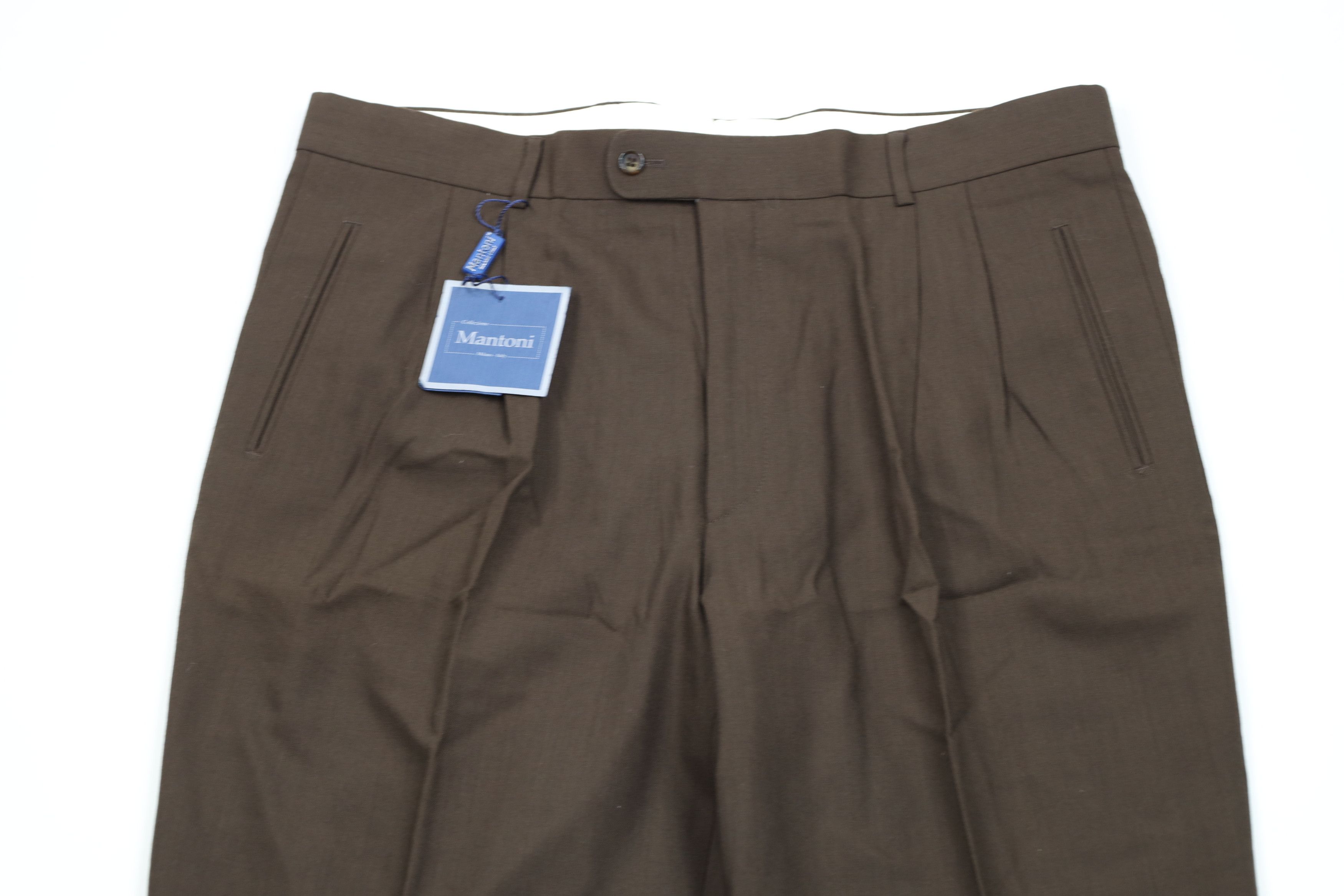 Vintage Deadstock Vintage 90s Streetwear Wool Wide Leg Chino Pants Size US 38 / EU 54 - 2 Thumbnail