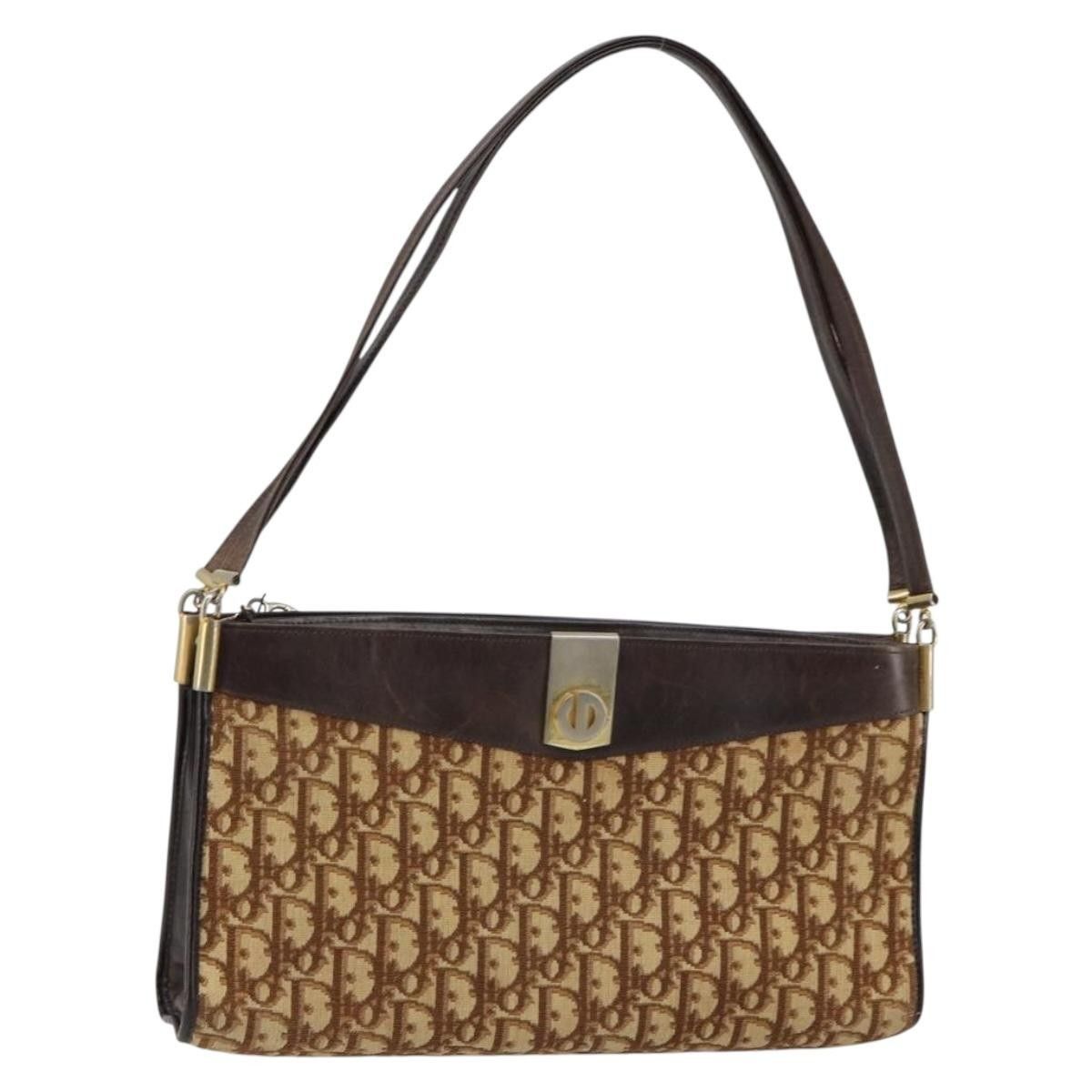 Dior Christian Dior Vintage Trotter Shoulder Bag Canvas Size ONE SIZE - 1 Thumbnail
