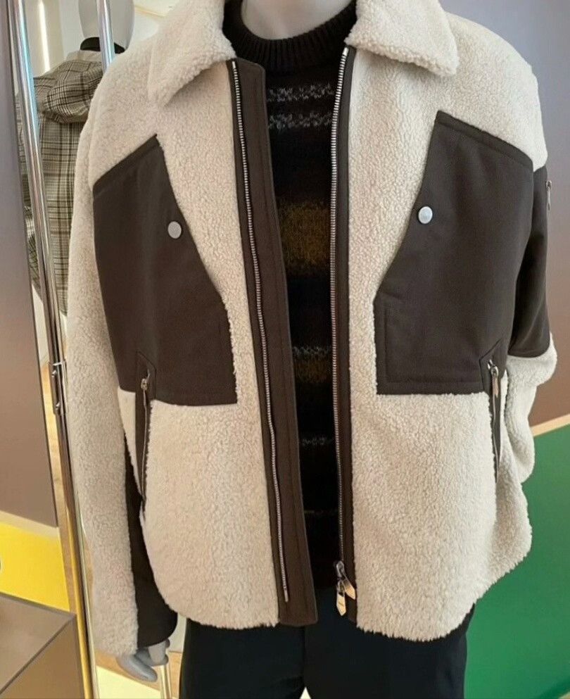 Hermes Hermes Shearling Flight Jacket for Men Size US M / EU 48-50 / 2 - 1 Thumbnail