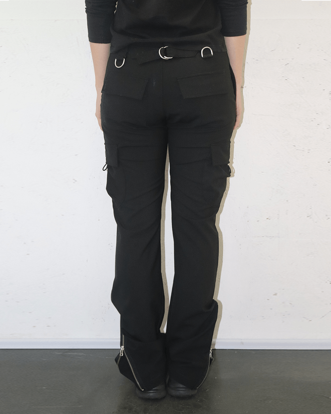 Coperni Coperni Low Rise Flared Cargo Pants Size 24" / US 00 / IT 34 - 4 Thumbnail