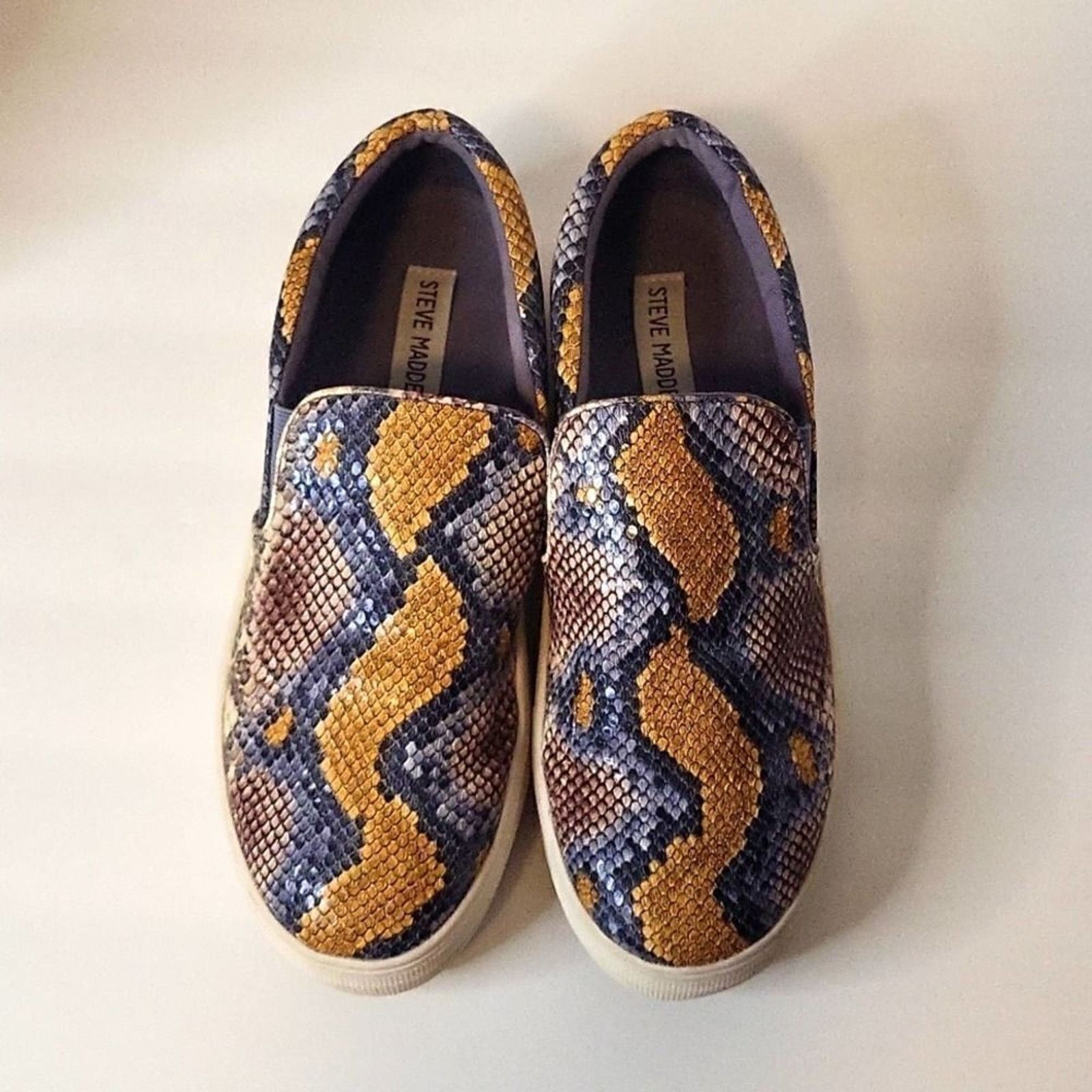 Steve Madden Steve Madden Gillis Snake Print Sneakers Size 7.5 M Size US 7.5 / IT 37.5 - 7 Thumbnail