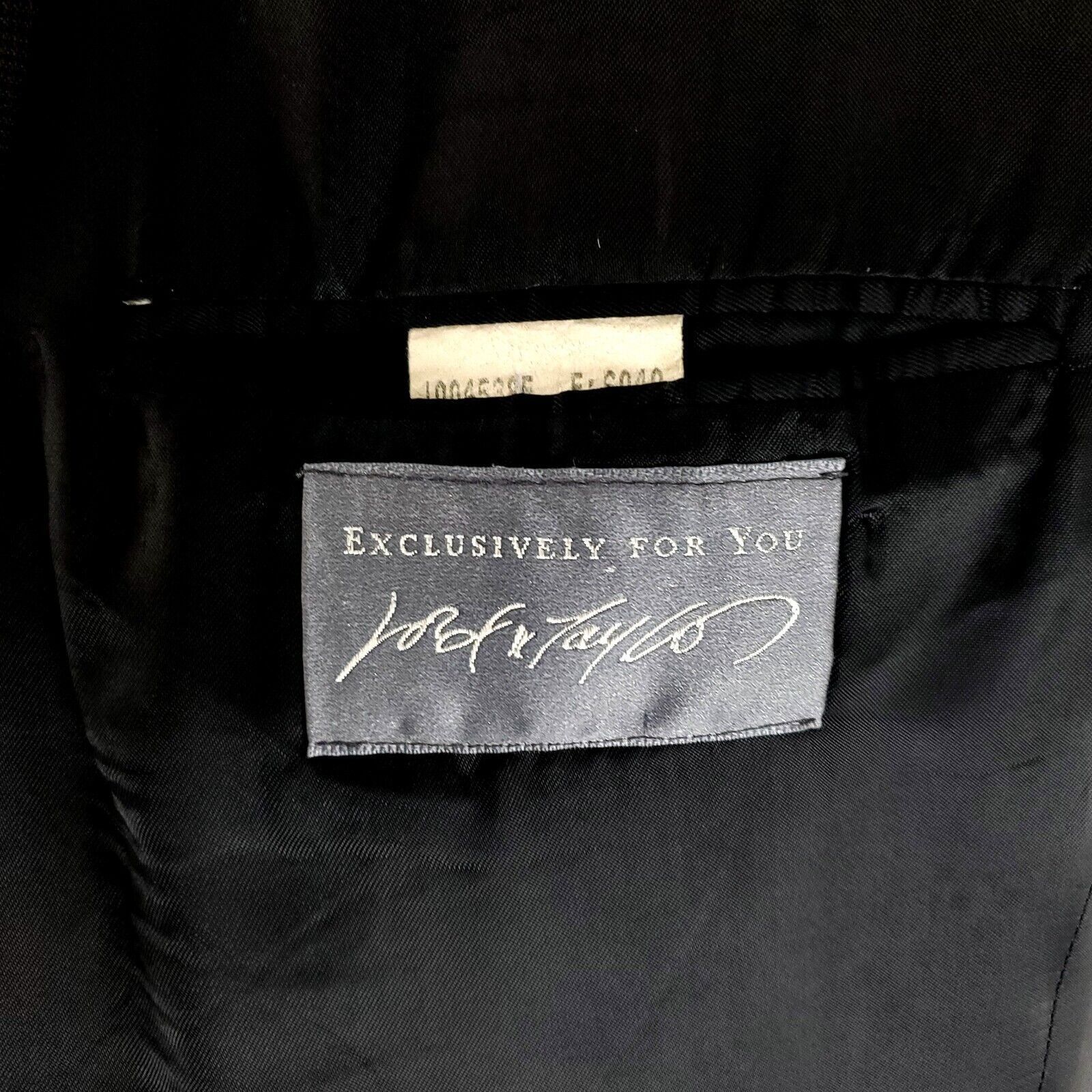 Lord & Taylor Lord & Taylor Wool Double Breasted Peak Lapel Blazer 40R Gre Size 40R - 7 Thumbnail