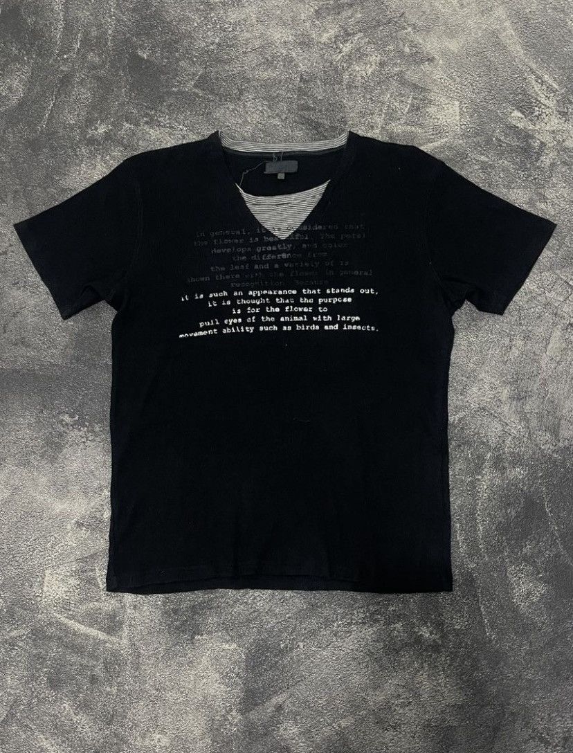 Japanese Brand Y2K Japanese Poem Laces T-shirt Size US M / EU 48-50 / 2 - 2 Thumbnail