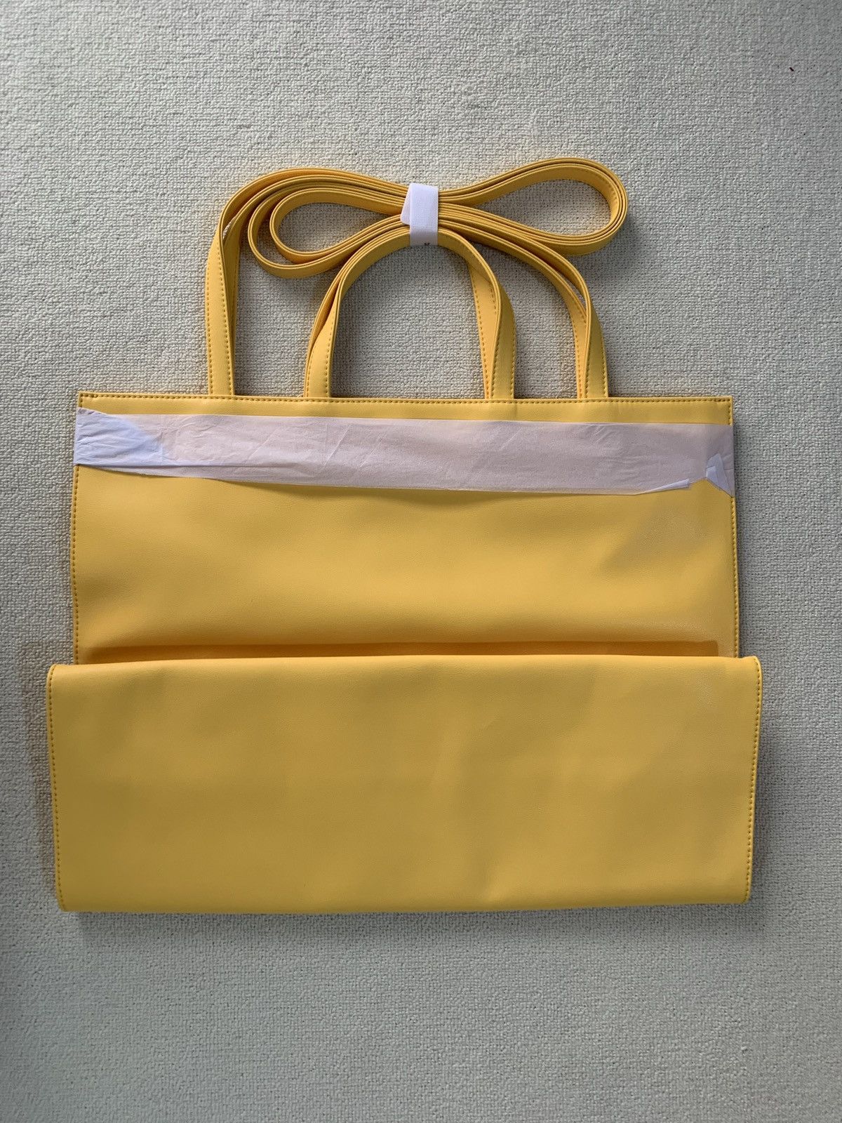 Telfar Telfar Large Yellow Shopping Bag Size ONE SIZE - 4 Thumbnail
