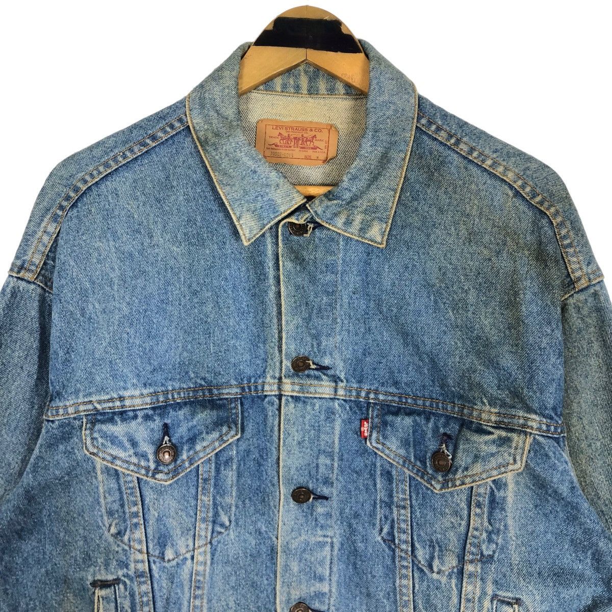 Levi's Vintage 90s Levi’s Strauss 70507-0214 Denim Trucker Jacket Size US M / EU 48-50 / 2 - 5 Thumbnail