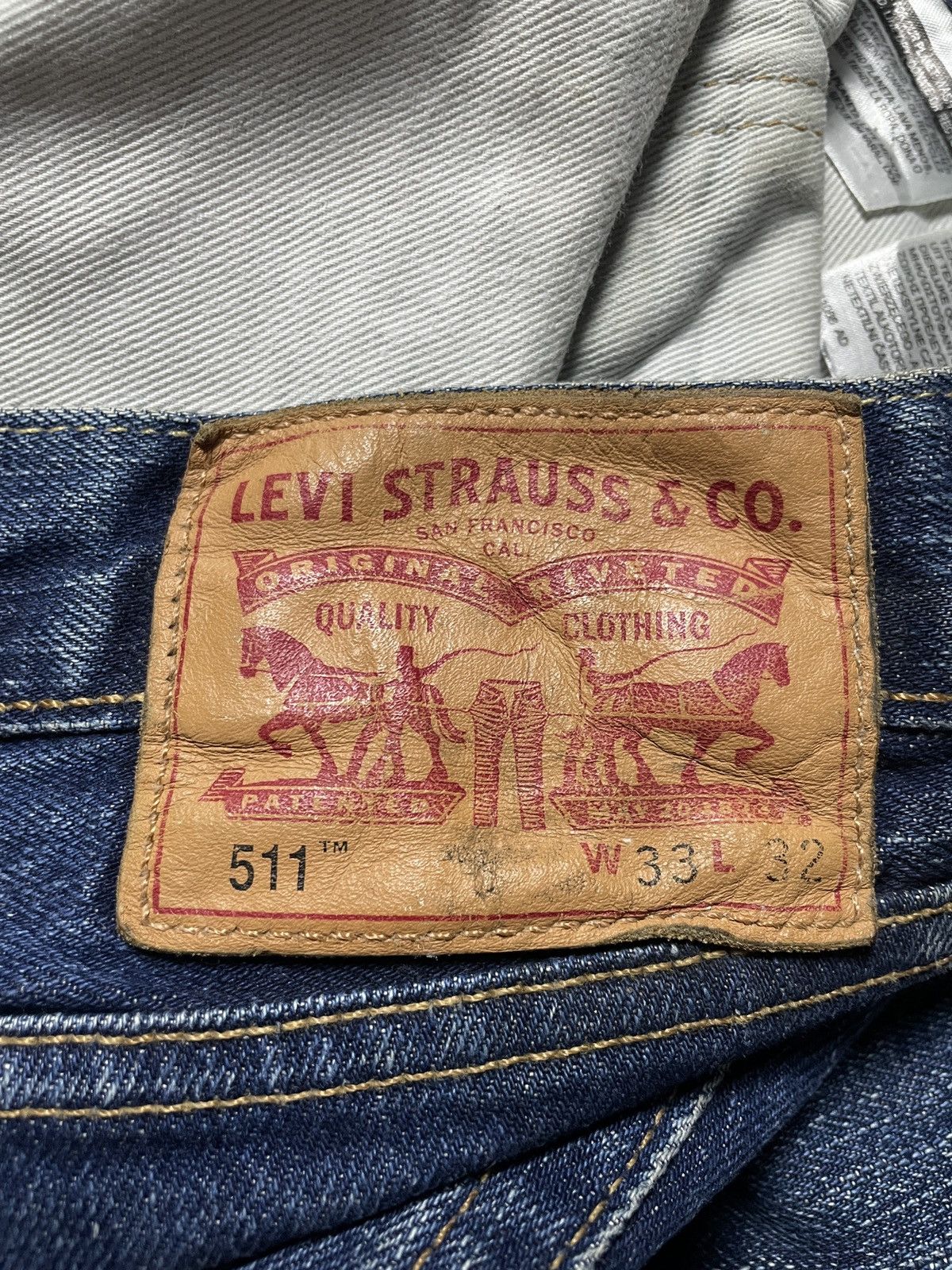 Levi's Made & Crafted Levi’s 511 Selvedge Slim Denim Pants Size US 30 / EU 46 - 12 Thumbnail