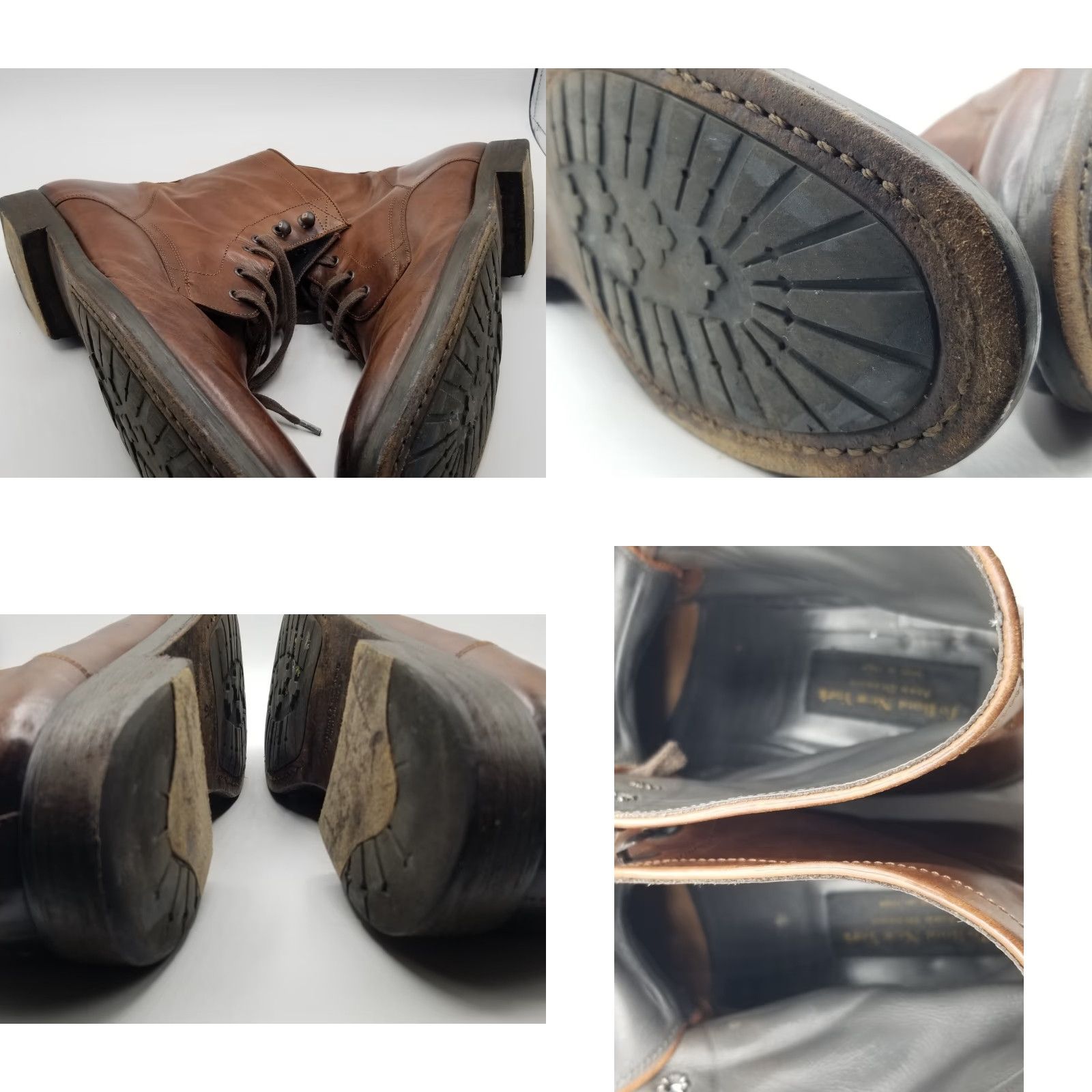 Vintage To Boot New York Adam Derrick brown leather lace up boots Made in taly Size 13 Boots Mens Brown Leather Chukka Lace Up Comfort Cushioned Lined 13 Mens Size US 13 / EU 46 - 8 Thumbnail