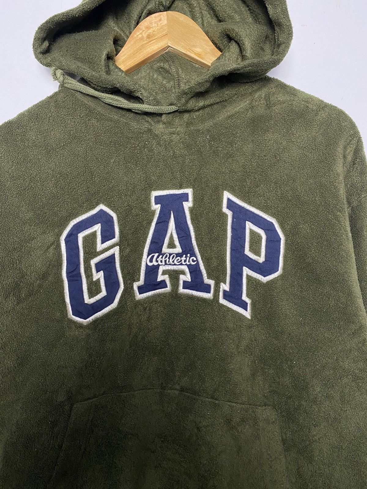 Gap × Vintage Vintage Gap Embroidered Fleece Hoodies Size US L / EU 52-54 / 3 - 4 Thumbnail